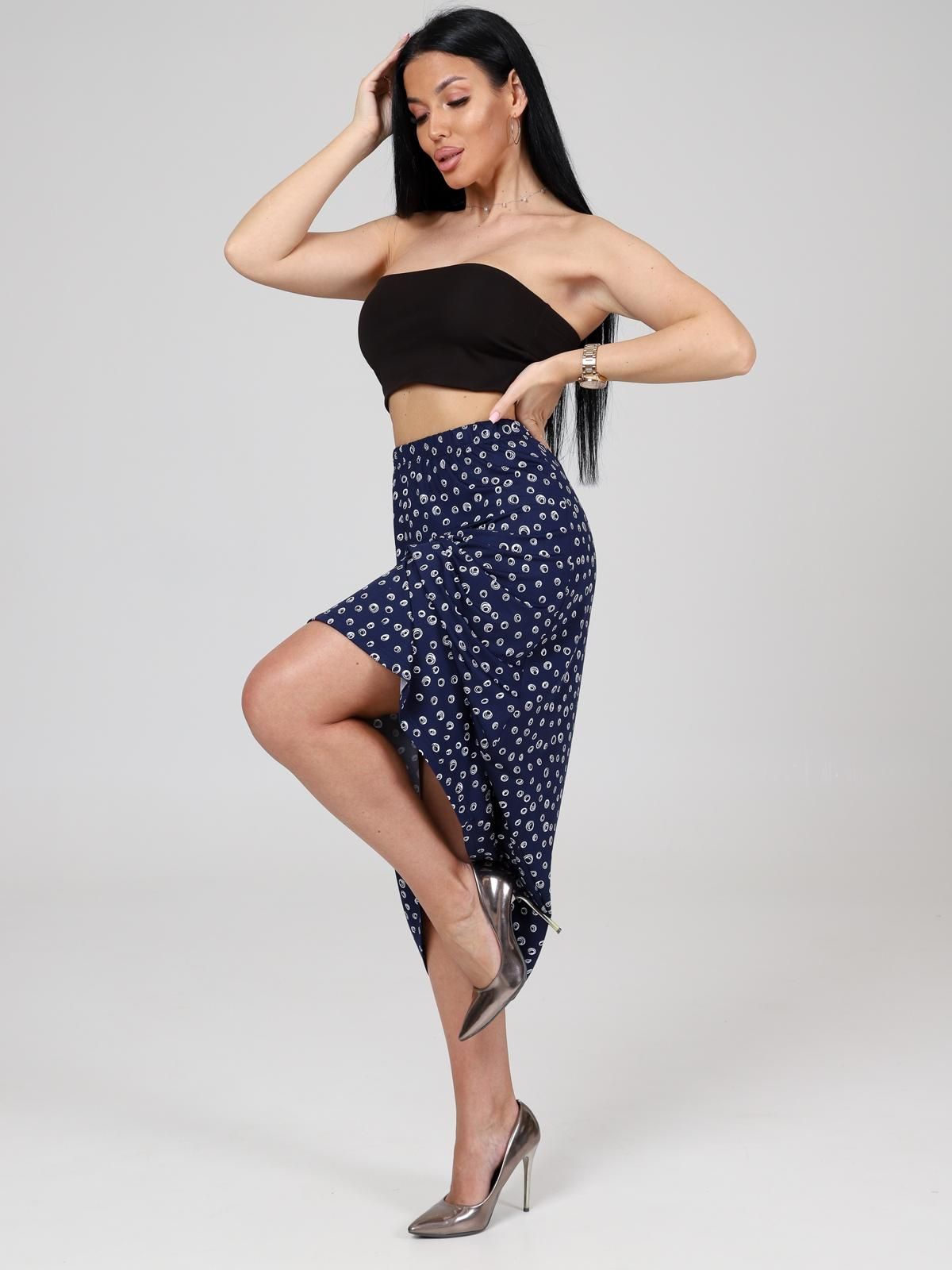 Юбка трикотажная с принтом Iv-capriz(фото3)