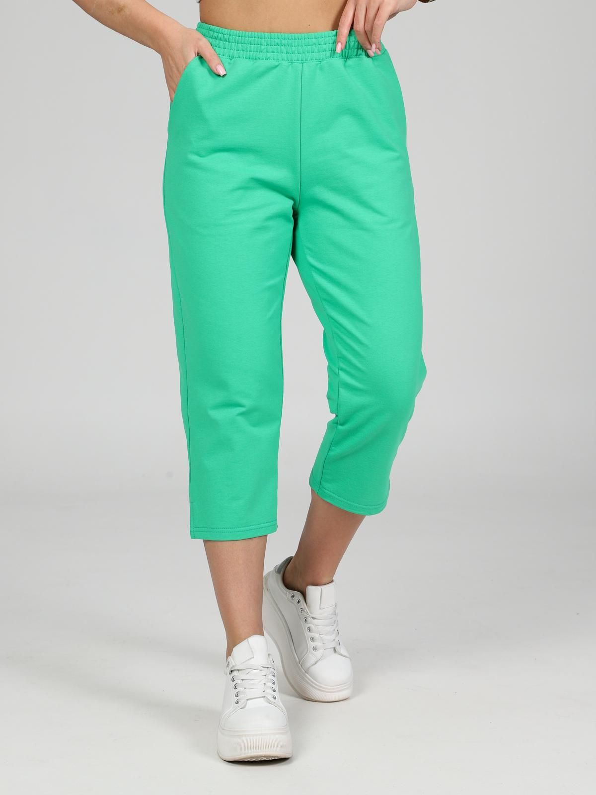 Бриджи трикотажные зелёного цвета Iv-capriz(фото3)