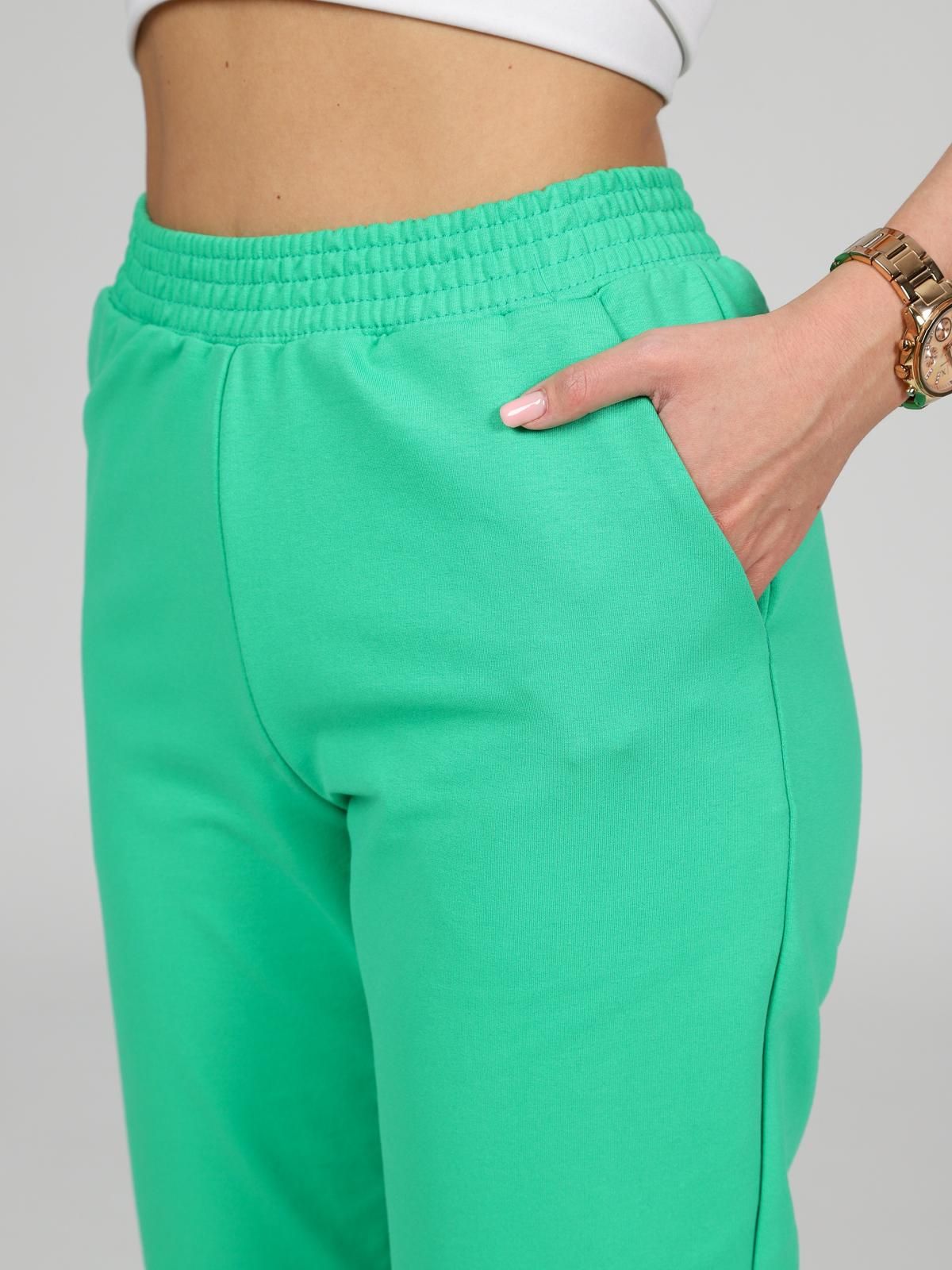 Бриджи трикотажные зелёного цвета Iv-capriz(фото6)