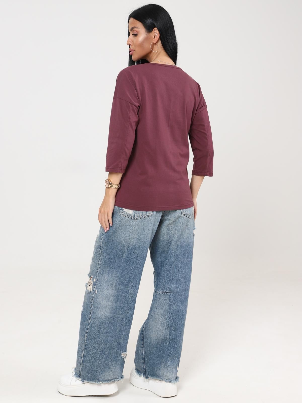 Футболка трикотажная лилового цвета Iv-capriz(фото7)