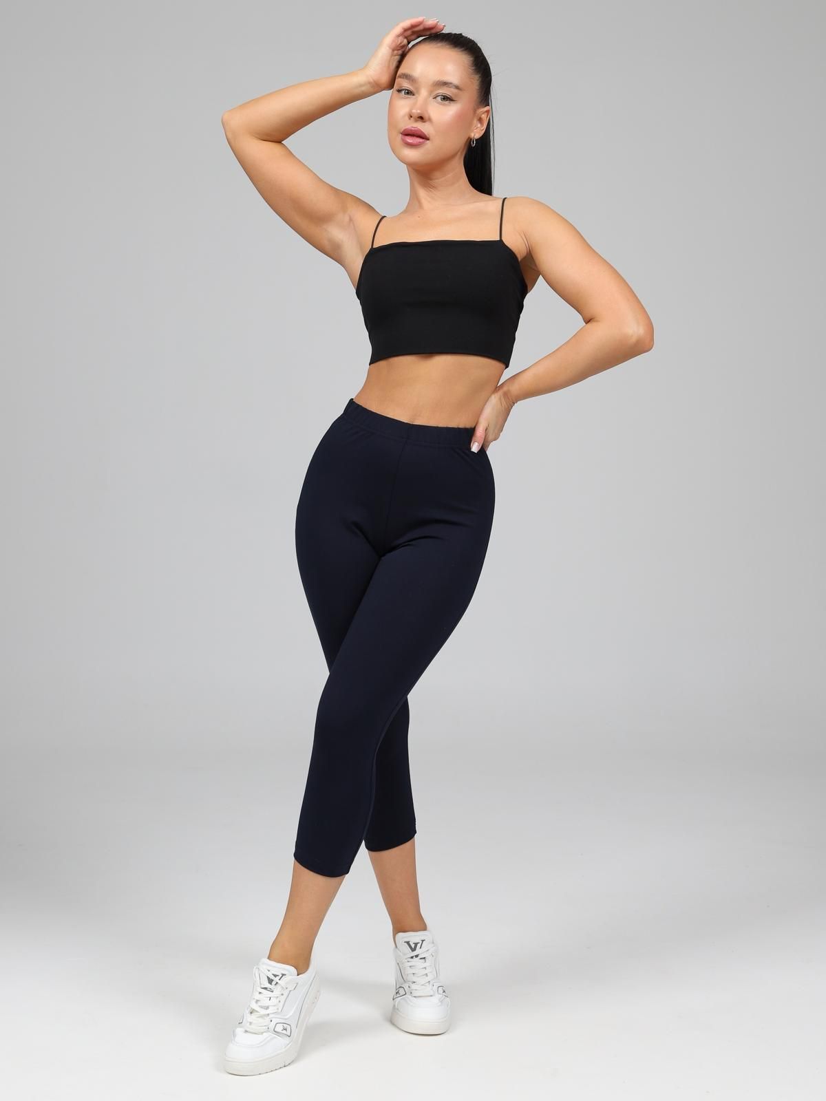 Бриджи трикотажные в чернильном цвете Iv-capriz(фото2)