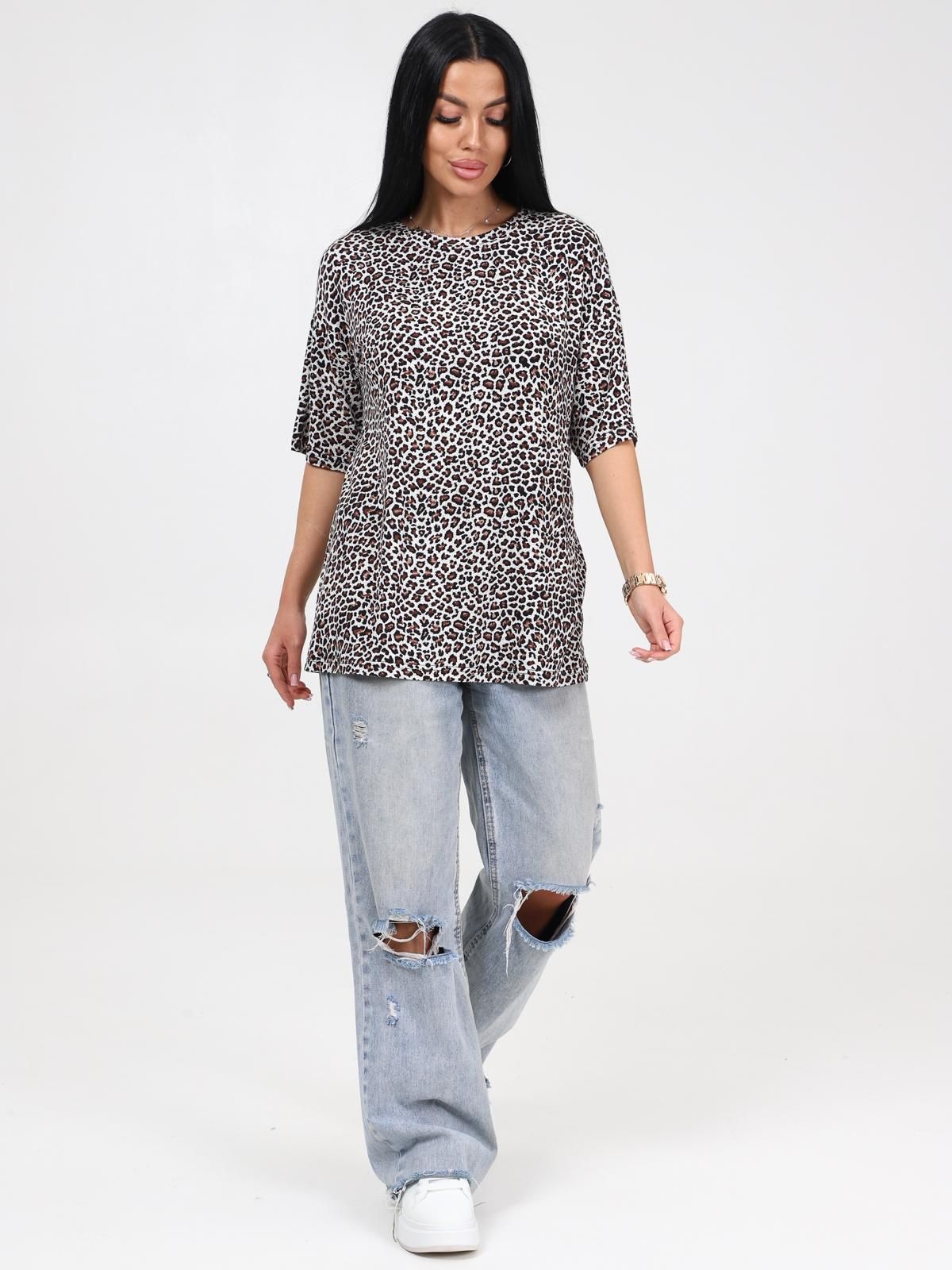 Футболка трикотажная с принтом Iv-capriz(фото5)