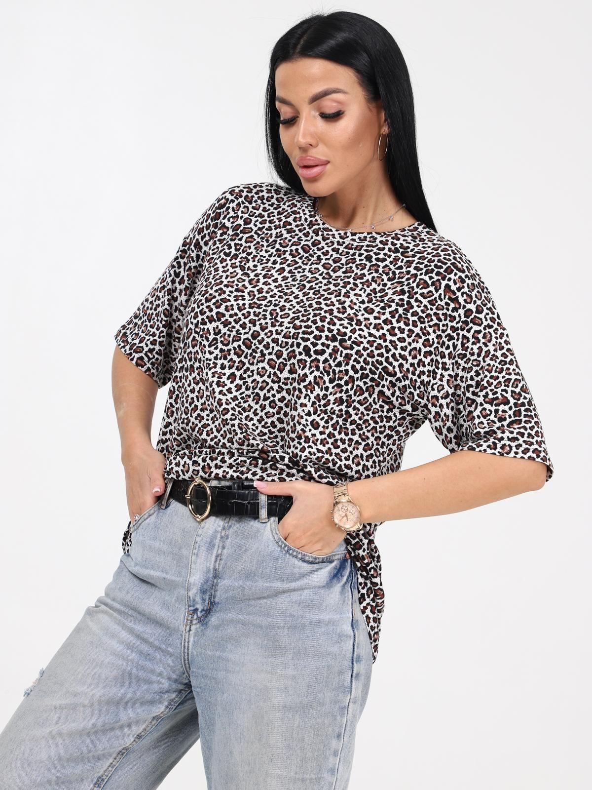 Футболка трикотажная с принтом Iv-capriz(фото3)