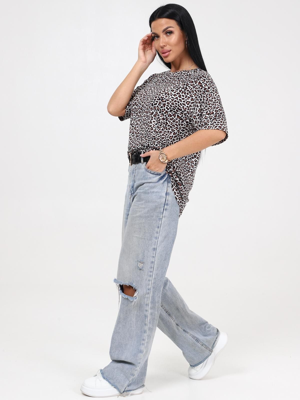 Футболка трикотажная с принтом Iv-capriz(фото7)