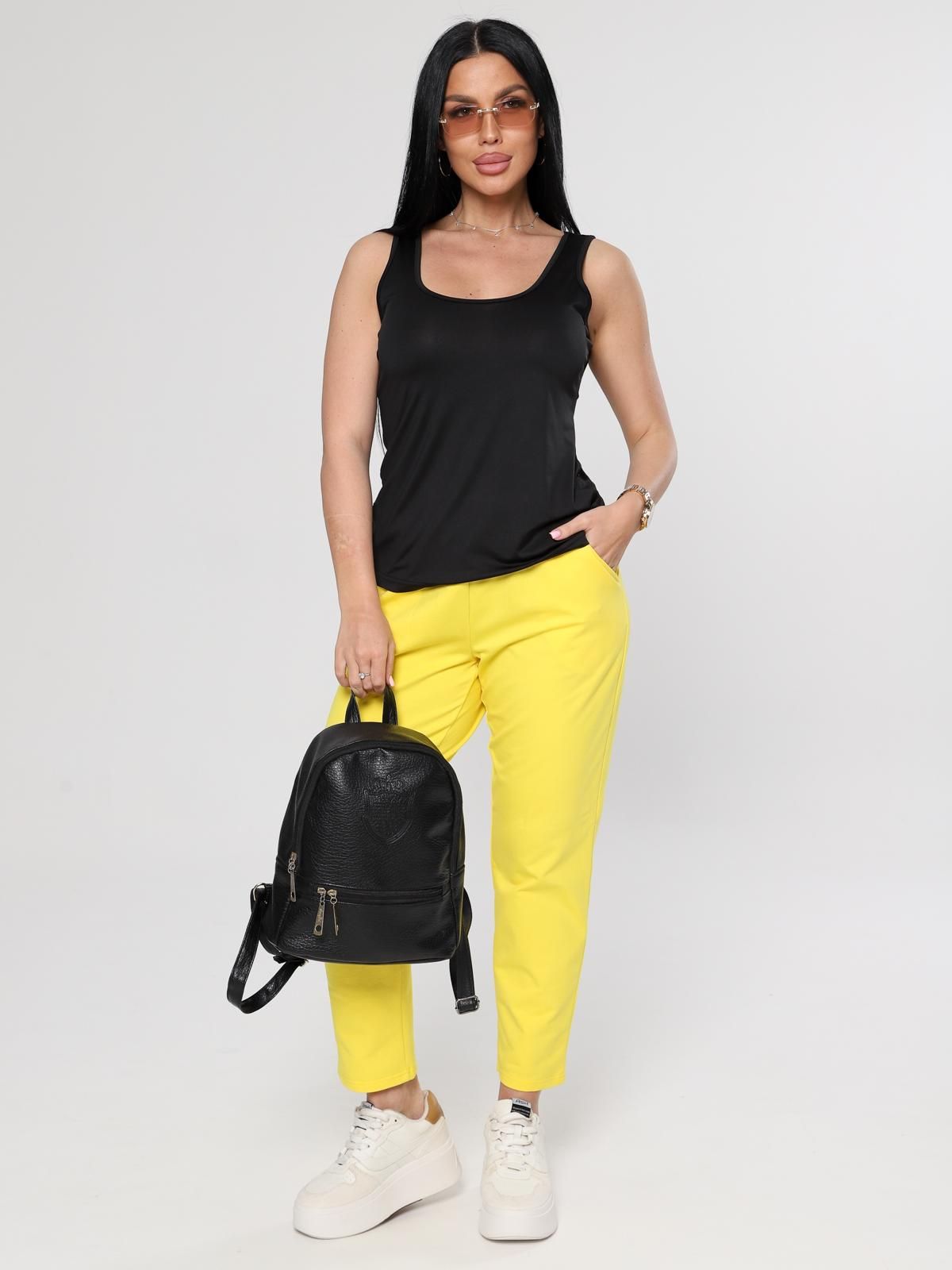 Майка чёрная из трикотажа Iv-capriz(фото2)