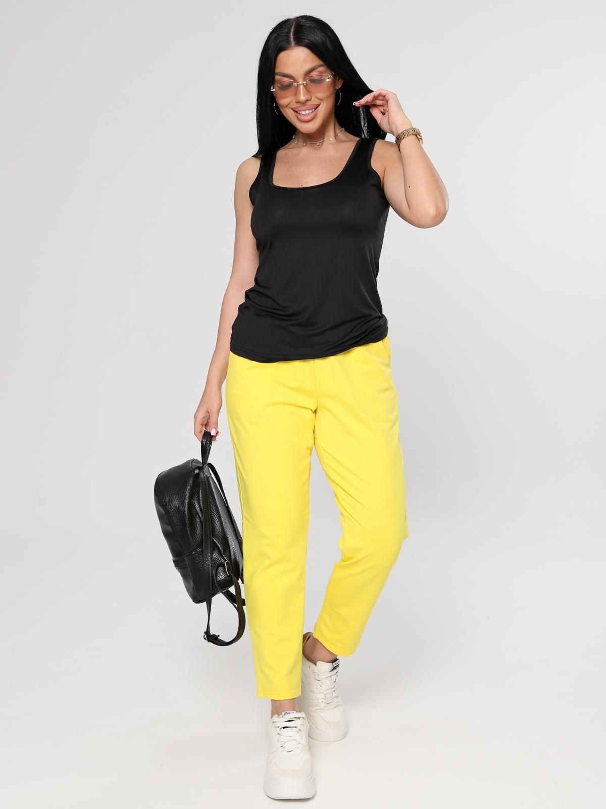 Майка чёрная из трикотажа Iv-capriz(фото7)