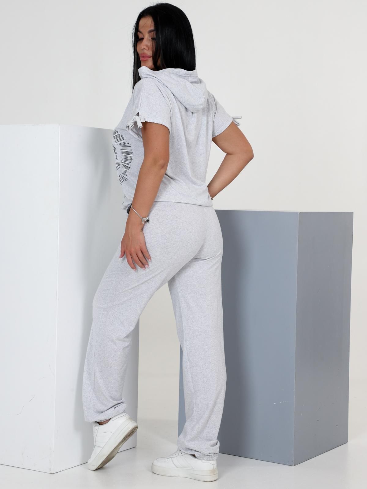 Костюм трикотажный серый с брюками Iv-capriz(фото8)