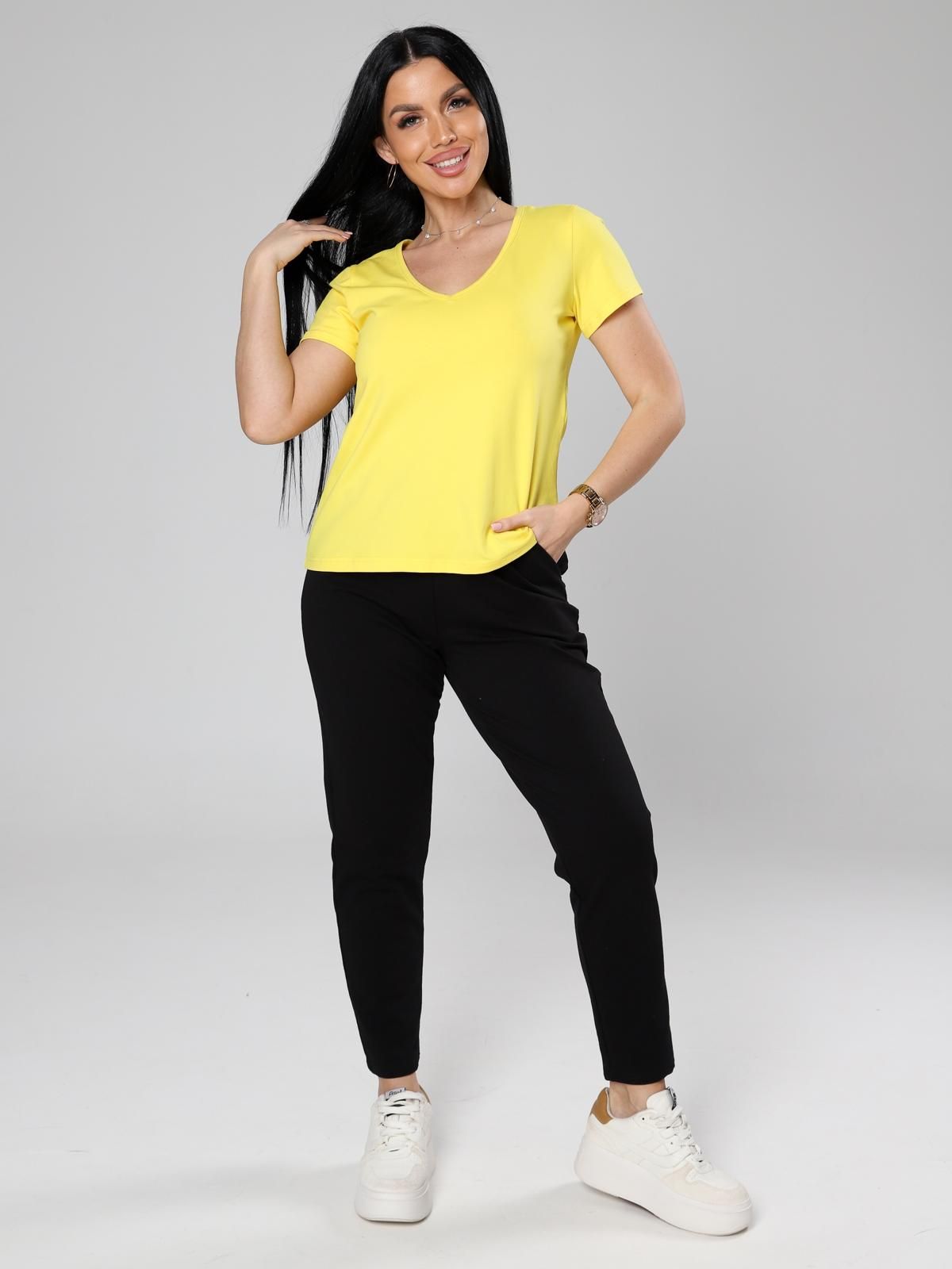 Футболка трикотажная жёлтого цвета Iv-capriz(фото2)