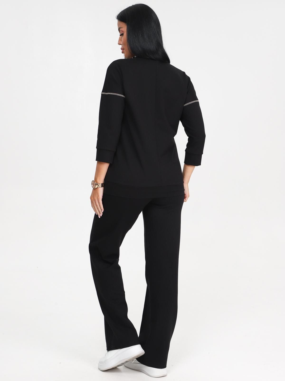 Свитшот чёрный из футера Iv-capriz(фото7)