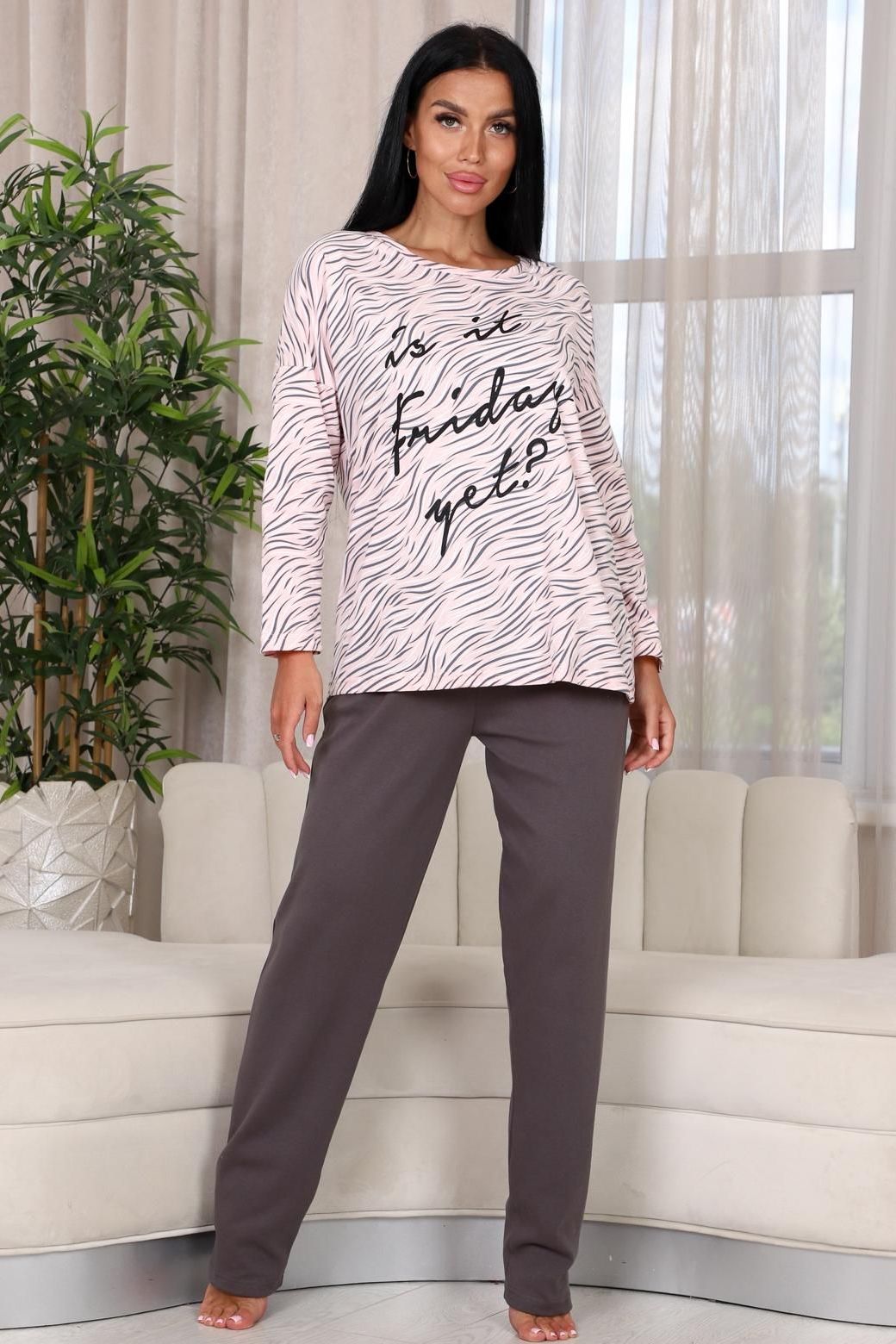 Пижама трикотажная с брюками Iv-capriz