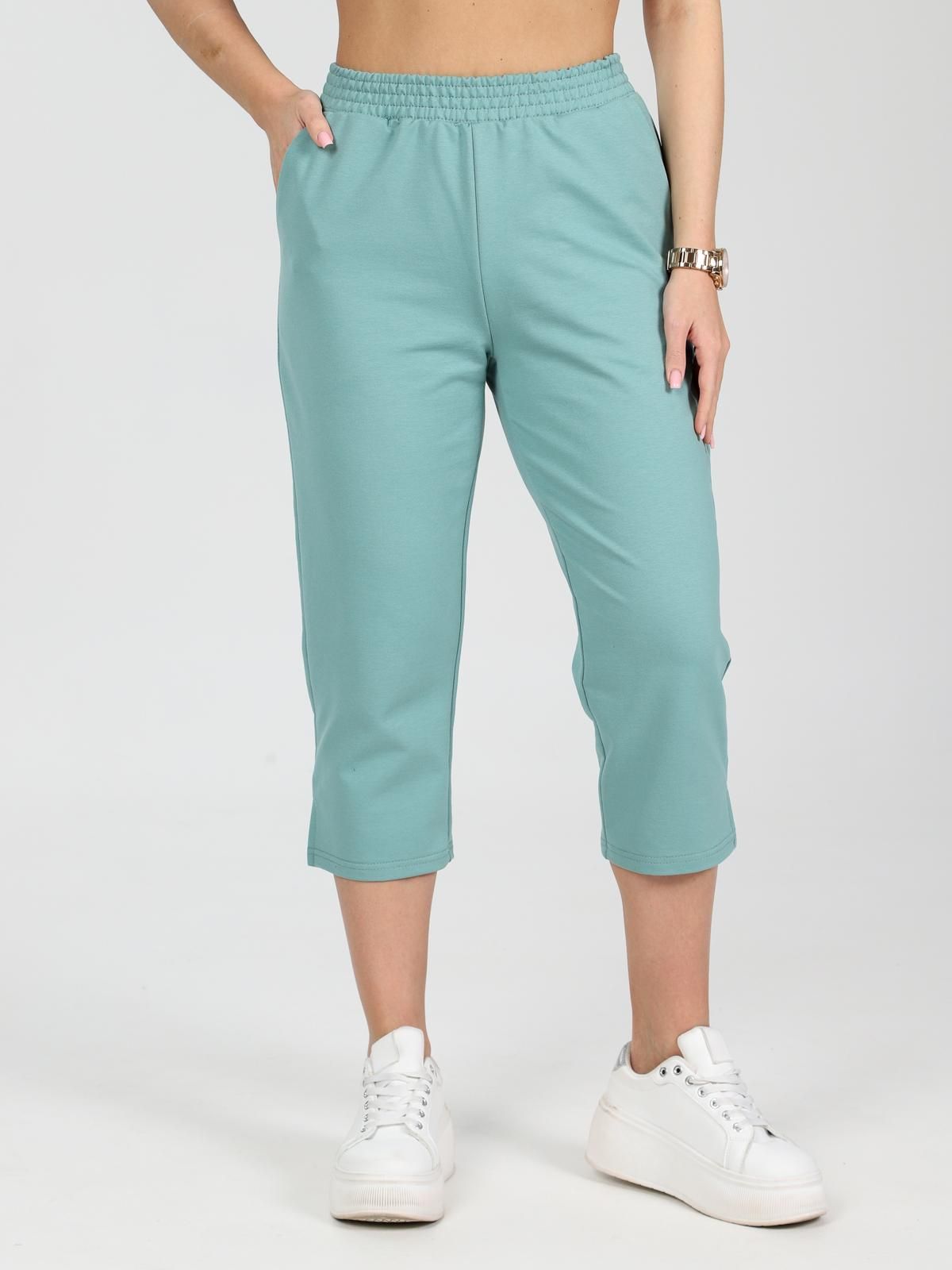 Бриджи трикотажные в фисташковом цвете Iv-capriz(фото3)