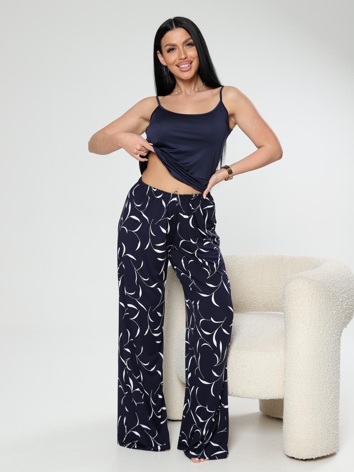 Брюки повседневные с принтом Iv-capriz(фото3)