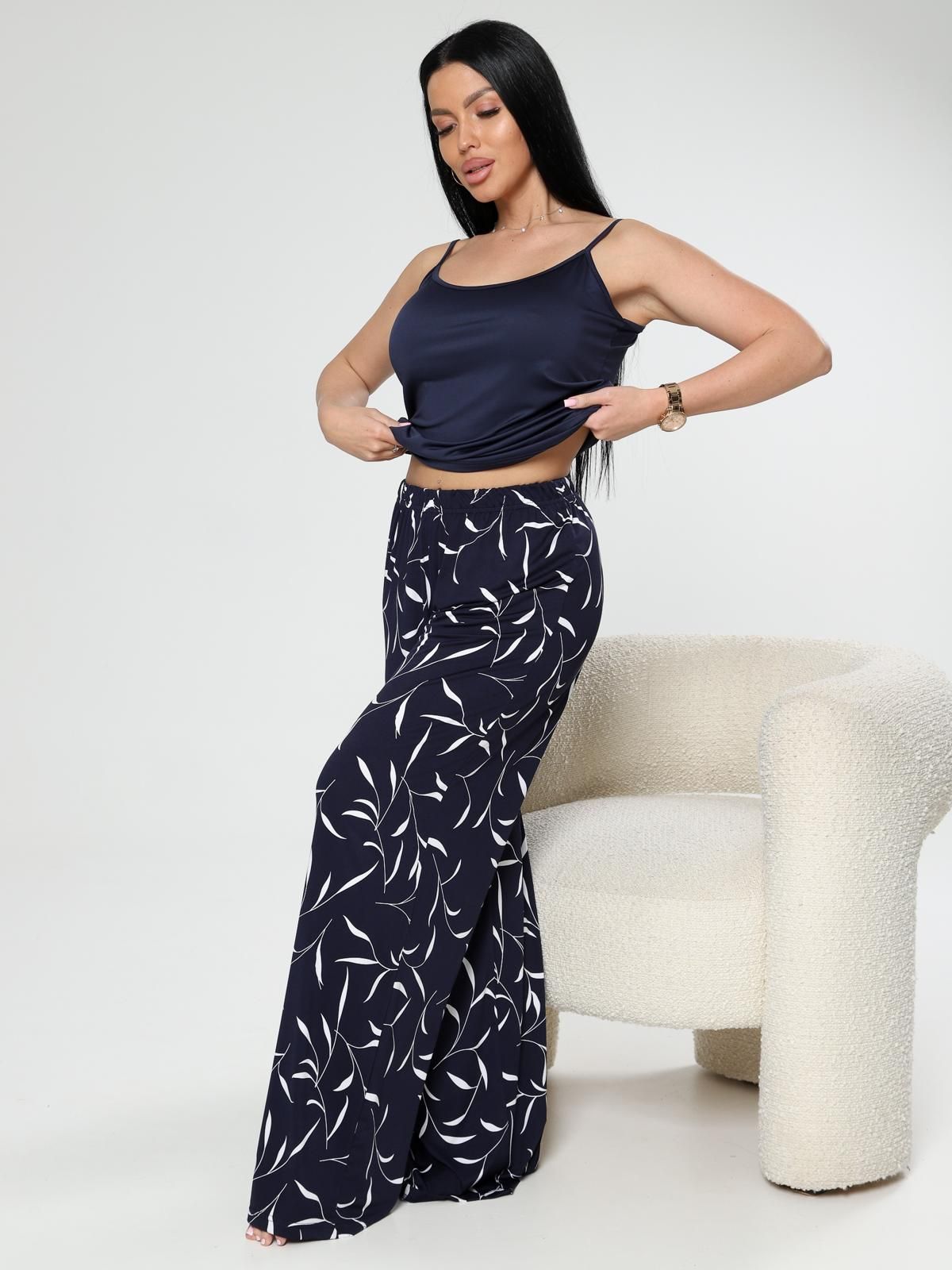 Брюки повседневные с принтом Iv-capriz(фото5)