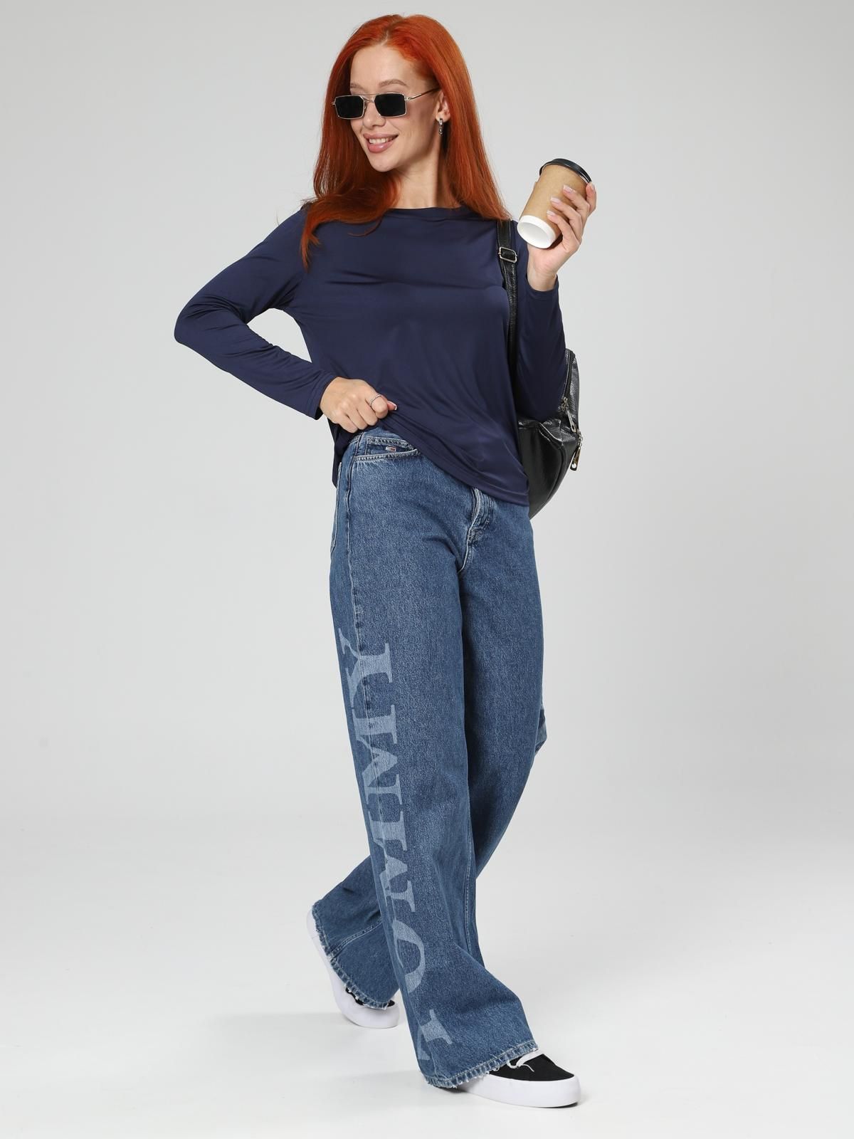 Лонгслив трикотажный тёмно-синий Iv-capriz(фото4)