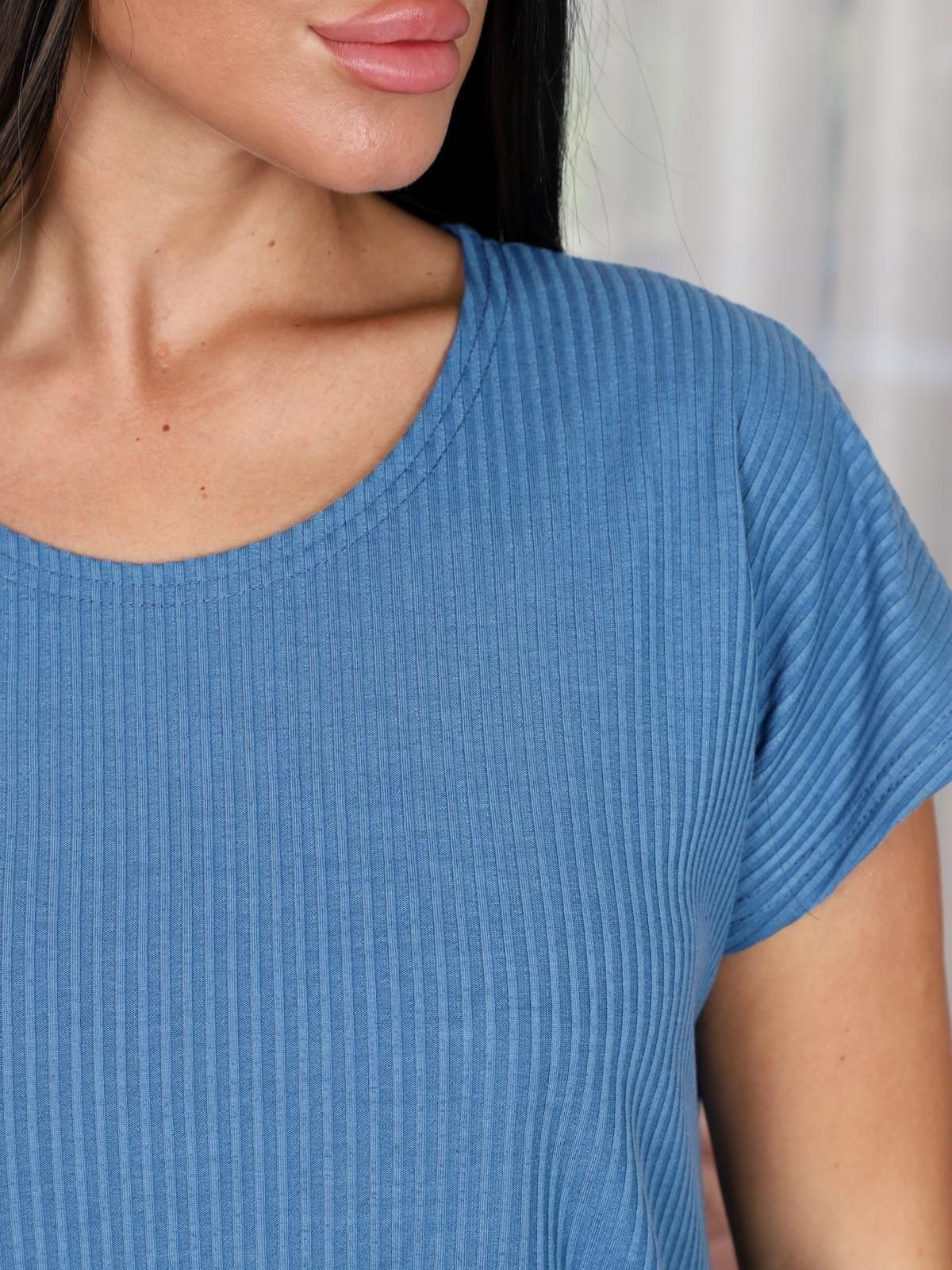 Пижама трикотажная синяя с брюками Iv-capriz(фото5)