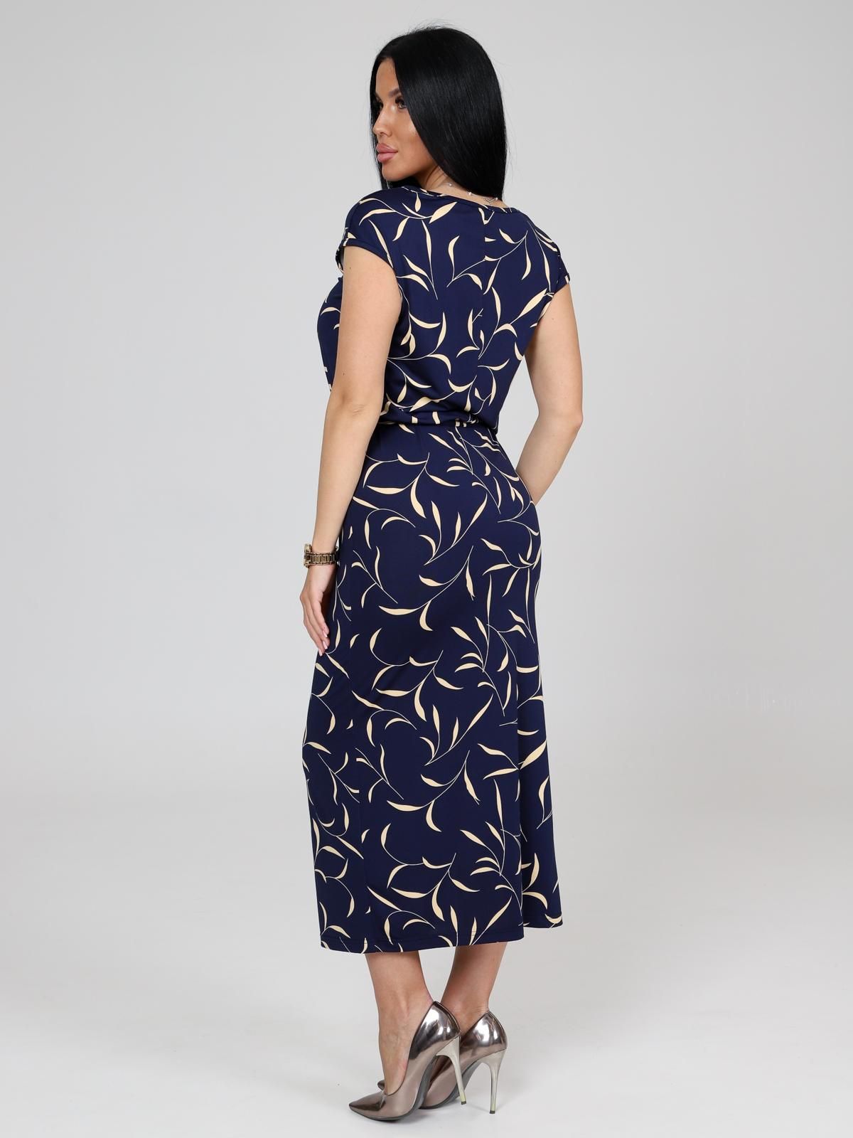 Платье трикотажное с поясом Iv-capriz(фото6)