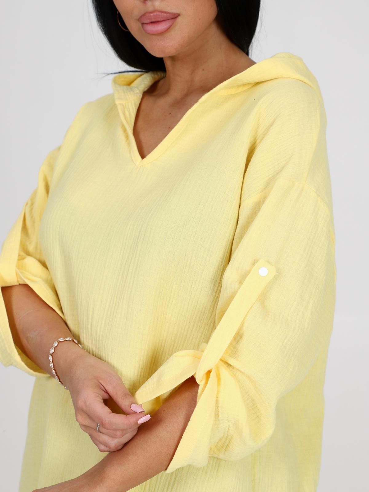Туника из муслина в жёлтом цвете Iv-capriz(фото4)