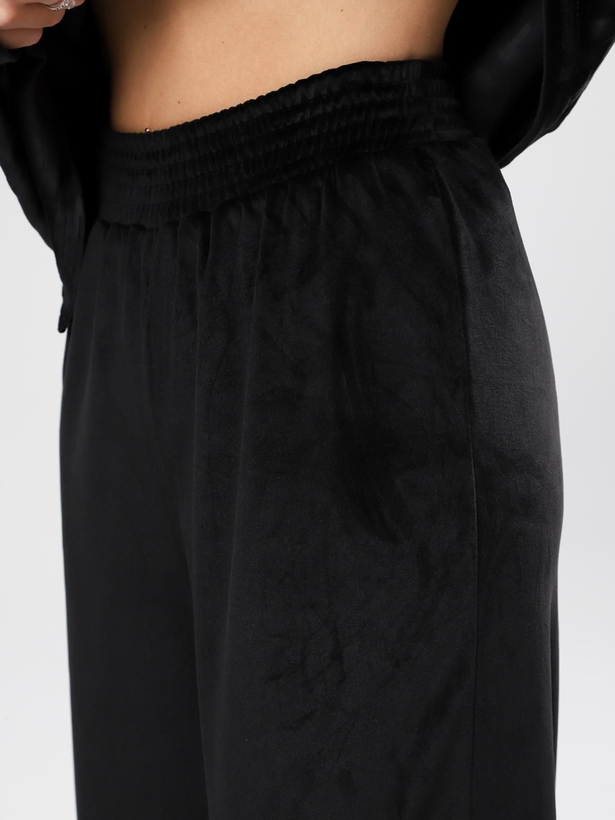 Костюм велюровый чёрный с брюками Iv-capriz(фото5)