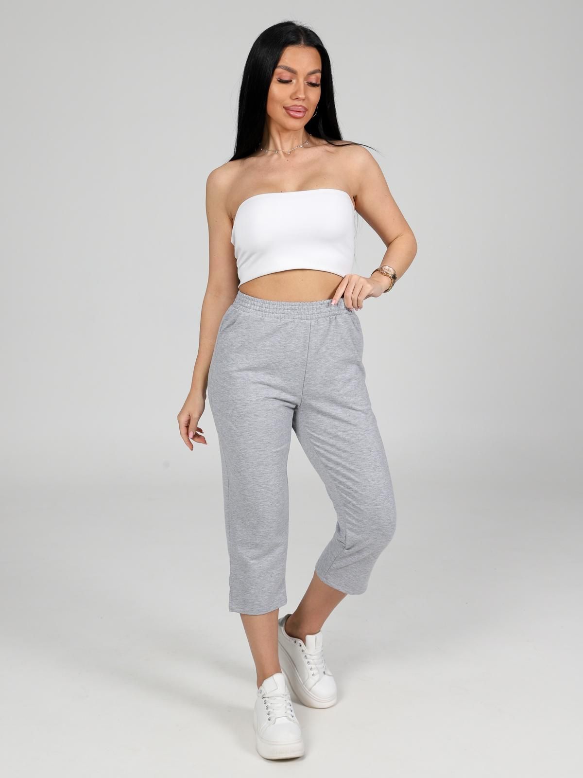 Бриджи трикотажные серого цвета Iv-capriz(фото2)