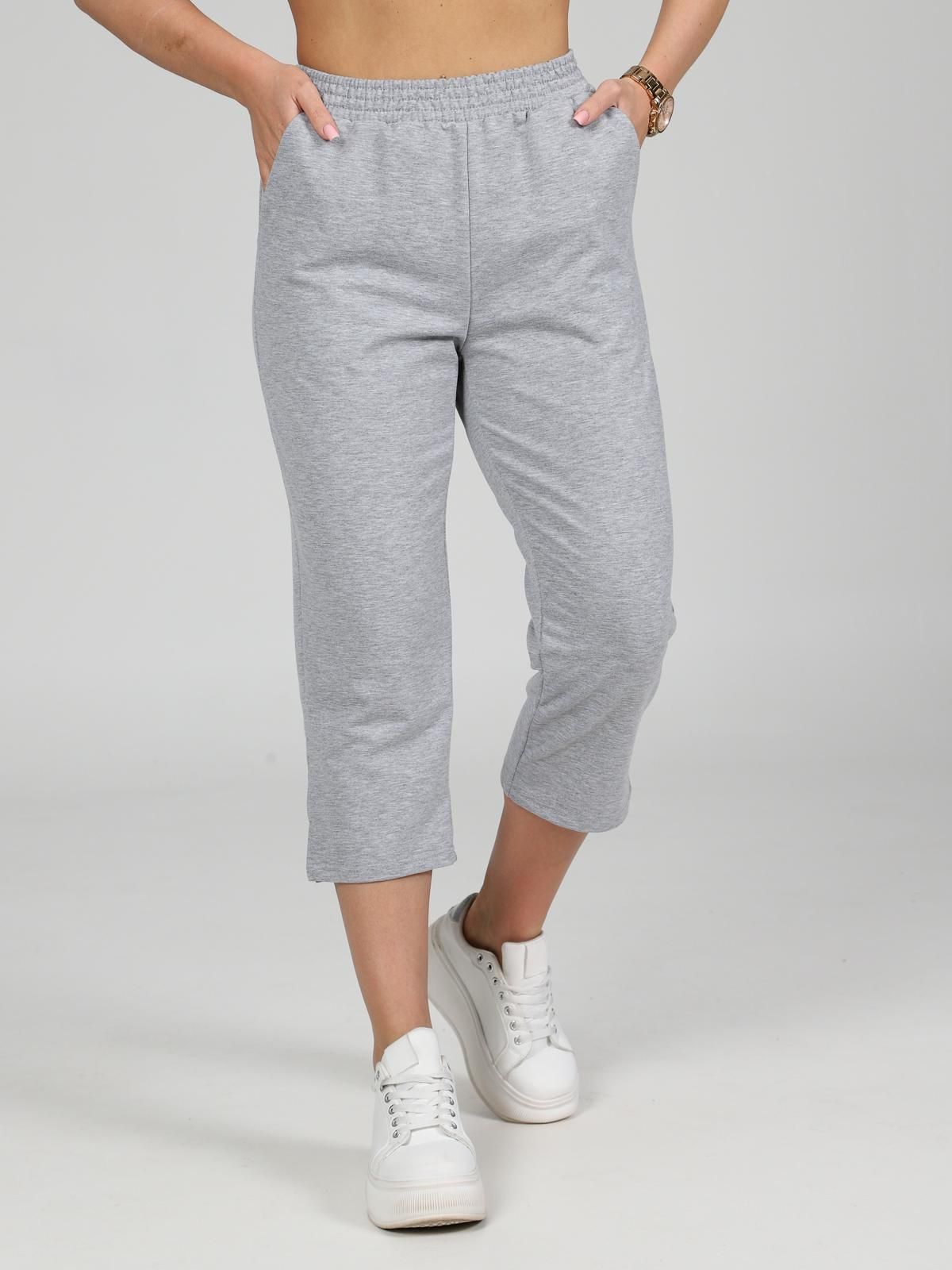 Бриджи трикотажные серого цвета Iv-capriz(фото4)