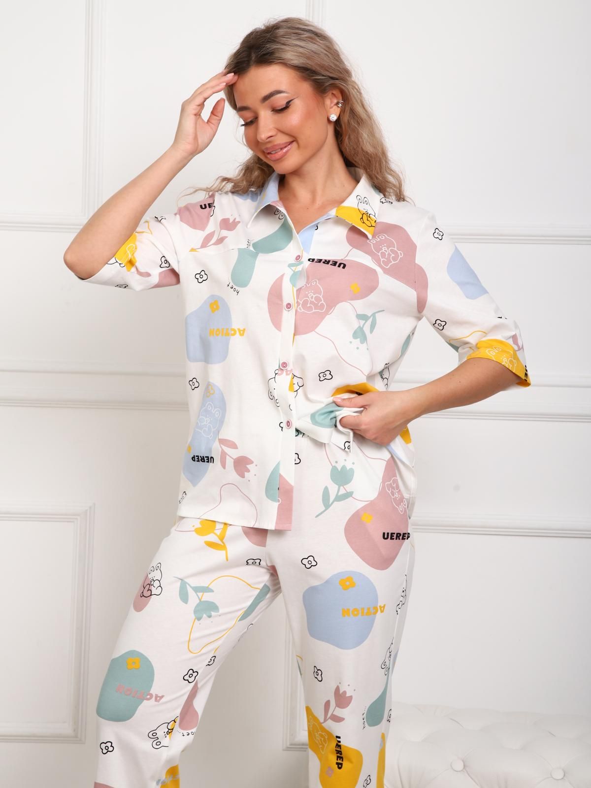 Пижама трикотажная с брюками Iv-capriz(фото3)