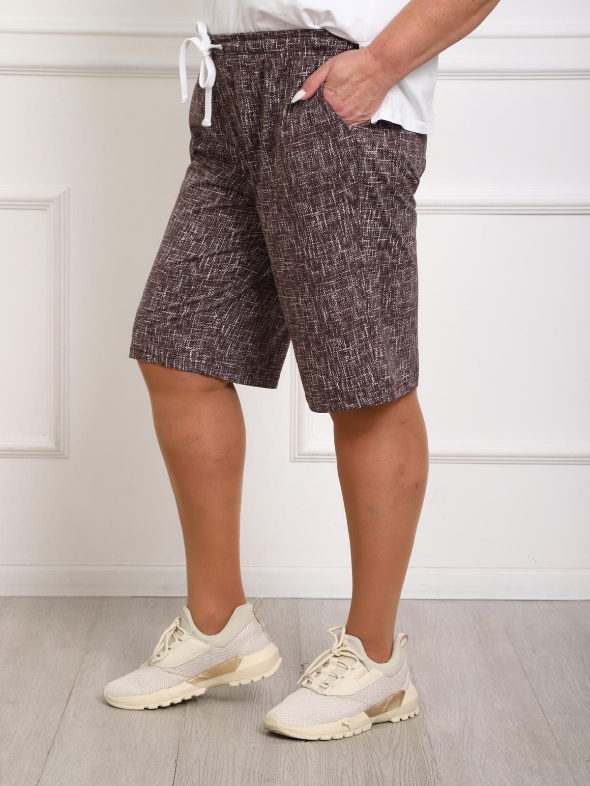 Шорты с карманами в коричневом цвете Iv-capriz(фото3)