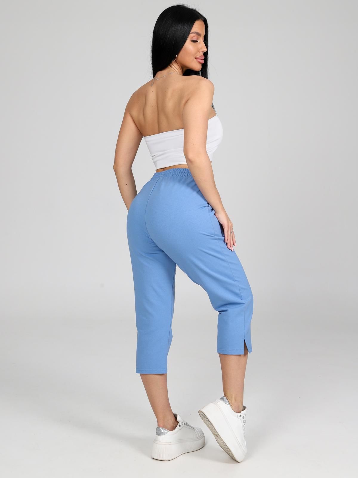 Бриджи трикотажные голубого цвета Iv-capriz(фото5)