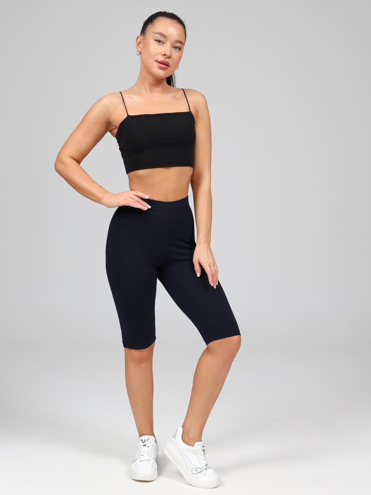 Велосипедки трикотажные в цвете чернила Iv-capriz(фото5)