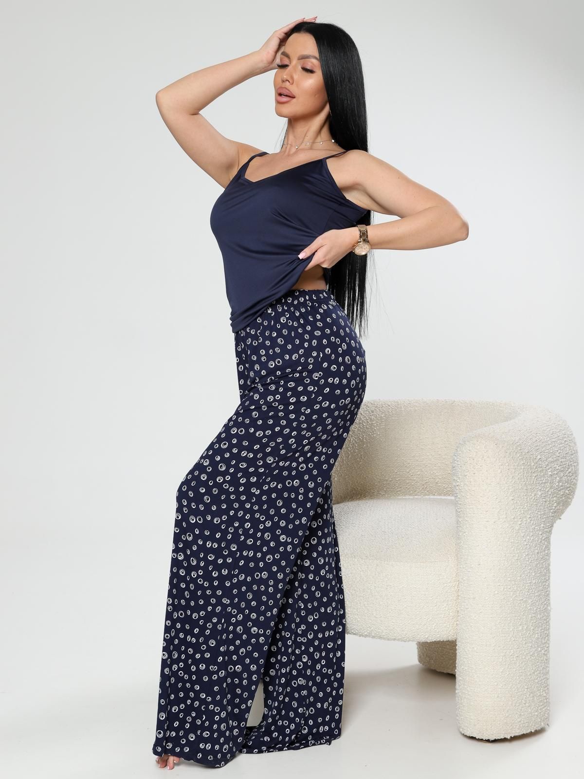 Брюки повседневные с принтом Iv-capriz(фото7)