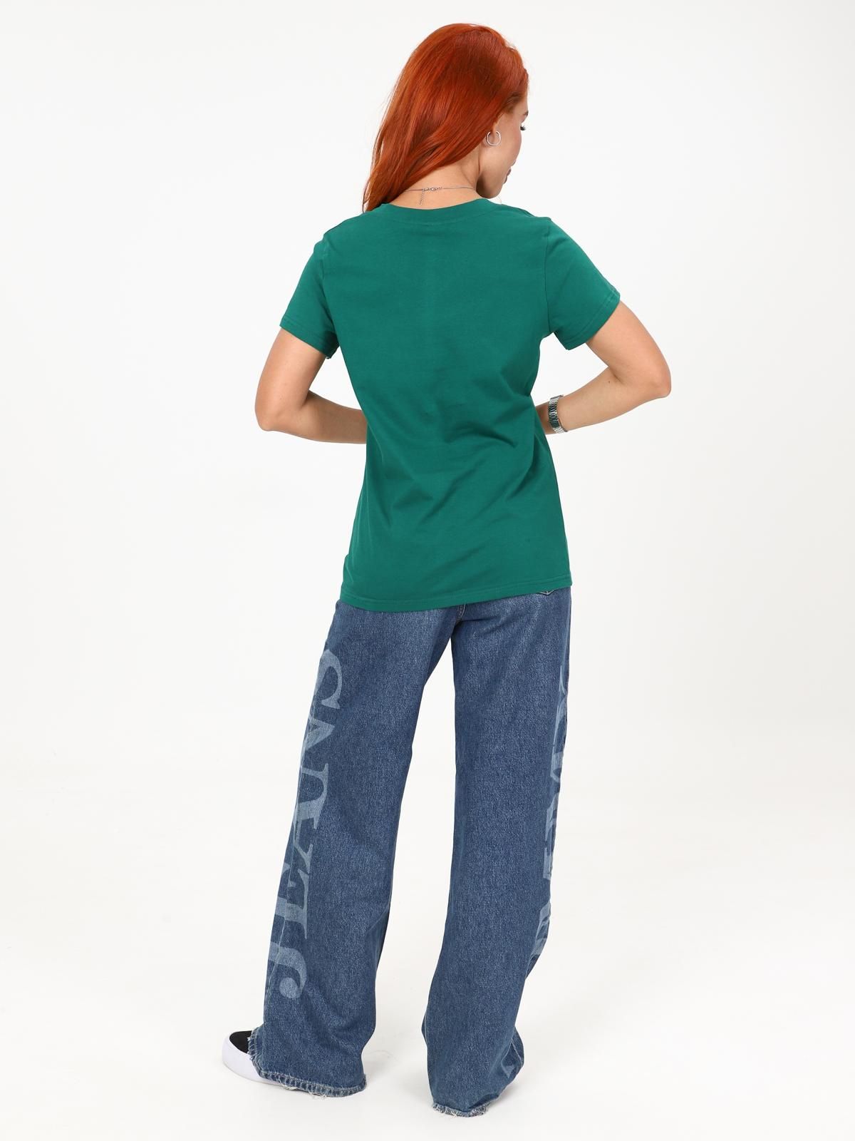 Футболка трикотажная зелёного цвета Iv-capriz(фото7)