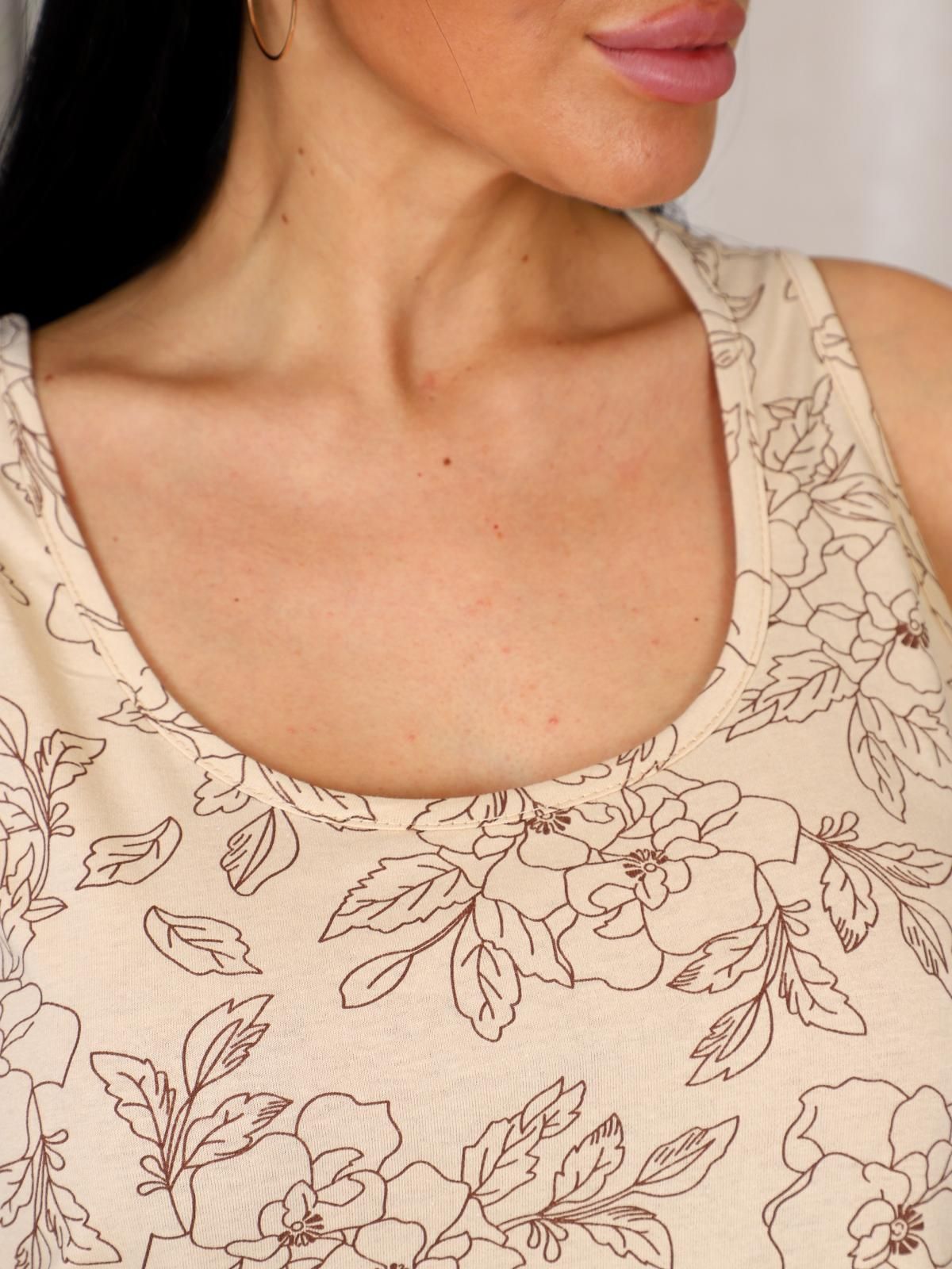 Сорочка ночная на широких бретелях Iv-capriz(фото4)