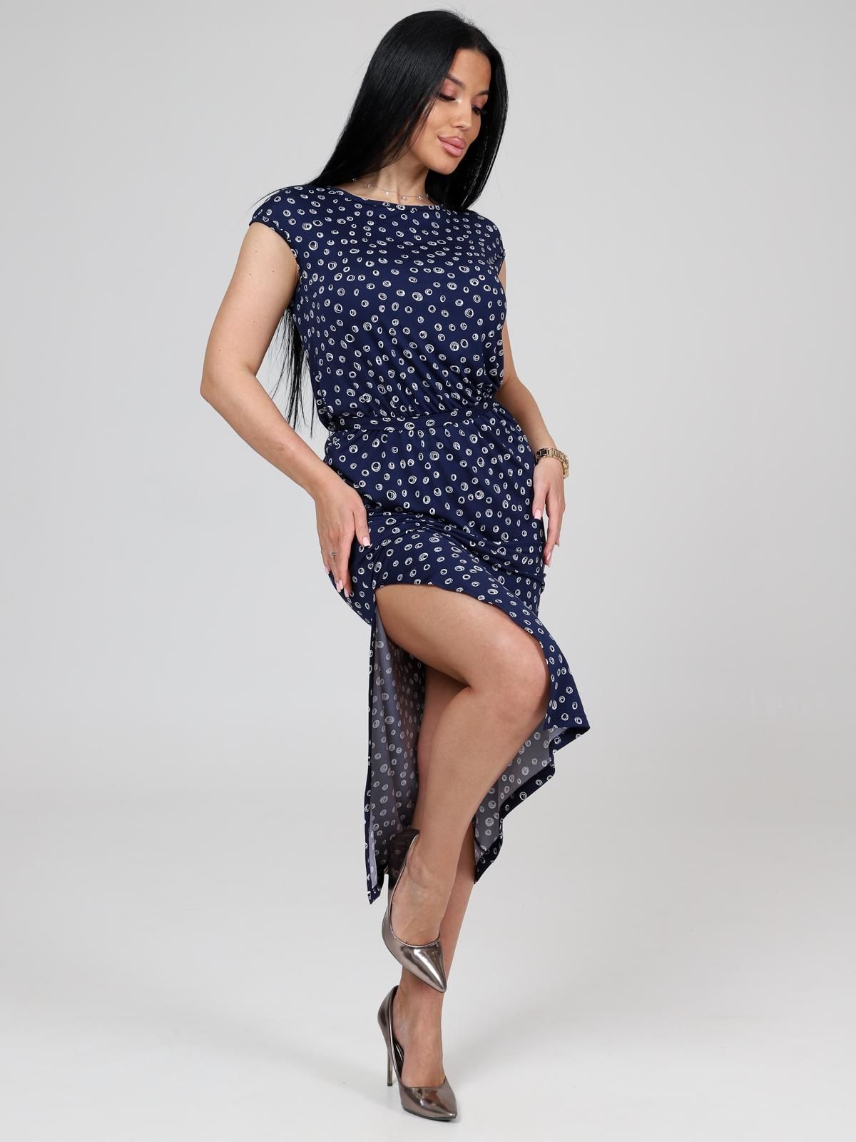 Платье трикотажное с поясом Iv-capriz(фото3)