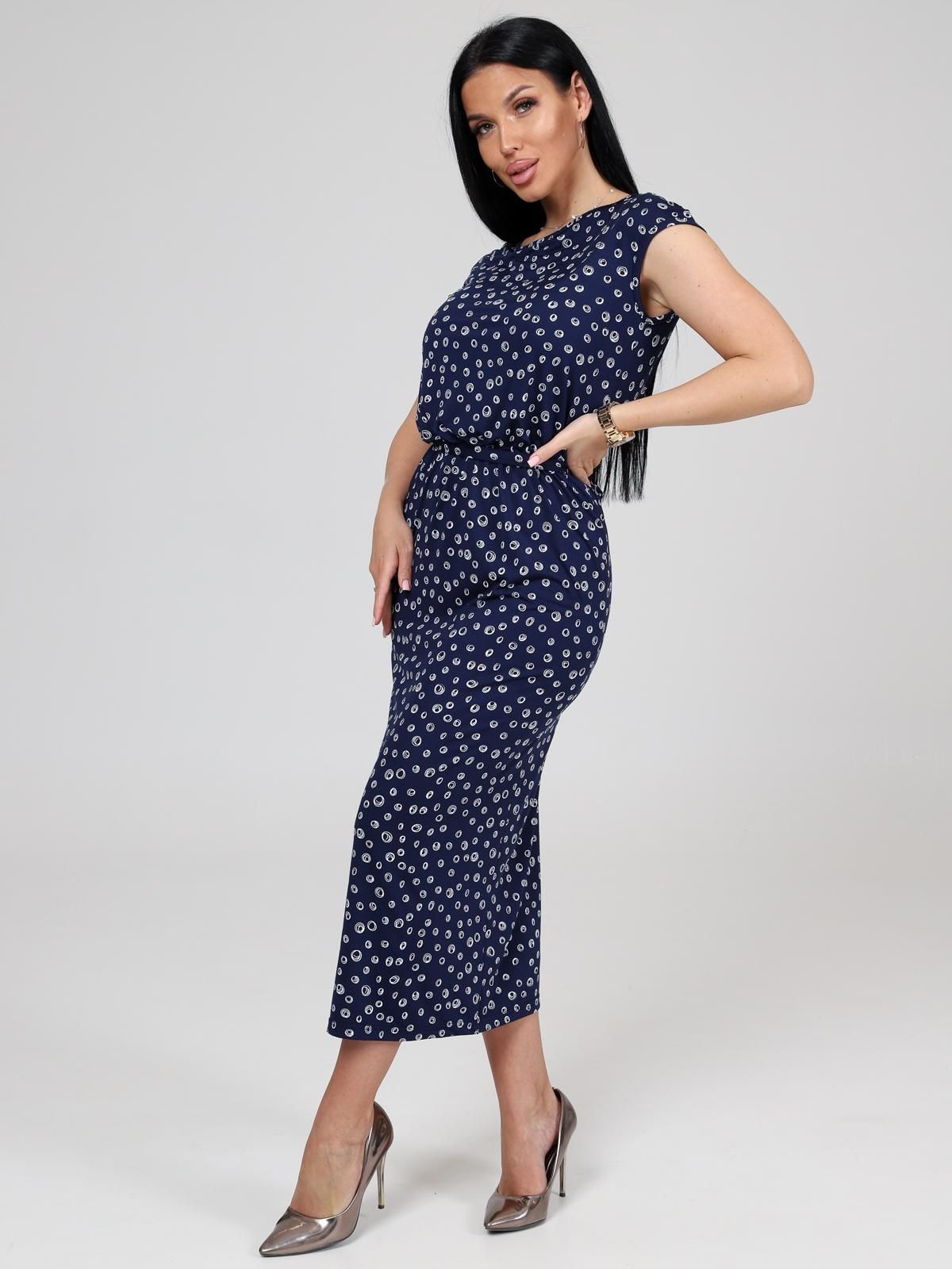 Платье трикотажное с поясом Iv-capriz(фото6)