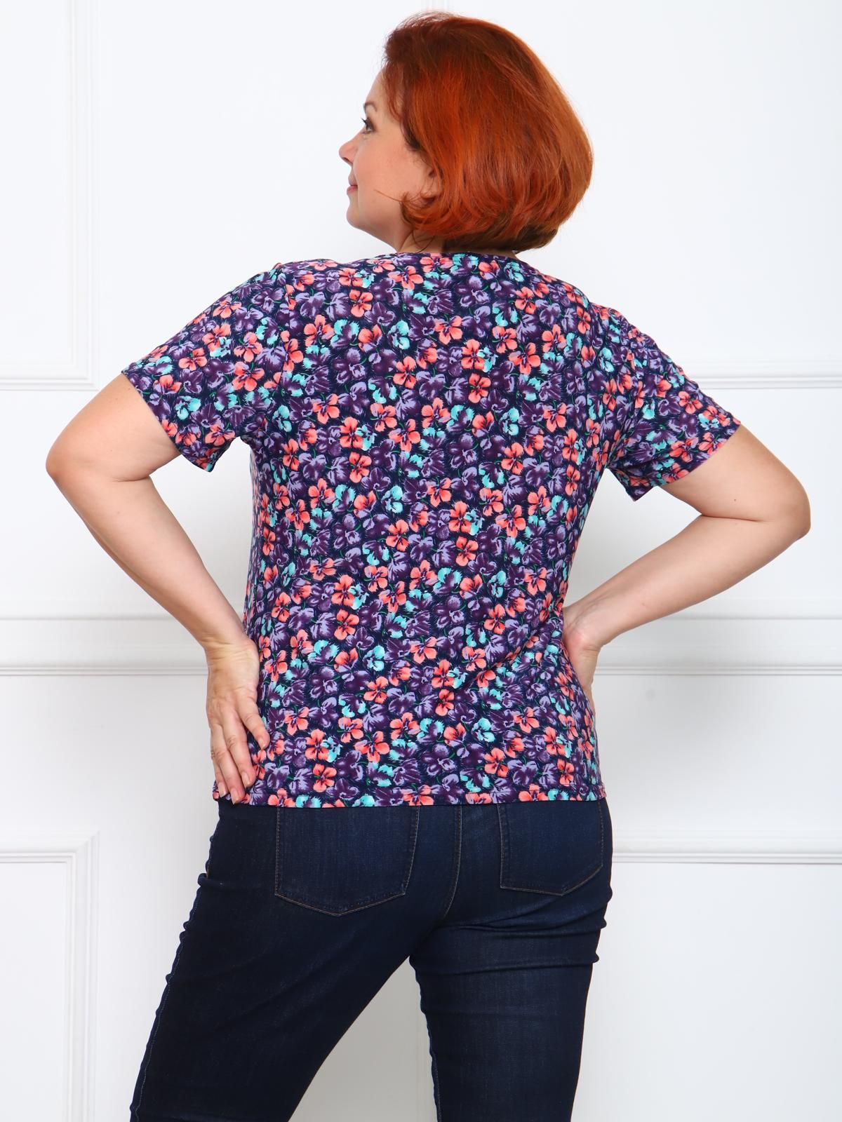 Футболка трикотажная с принтом Iv-capriz(фото7)