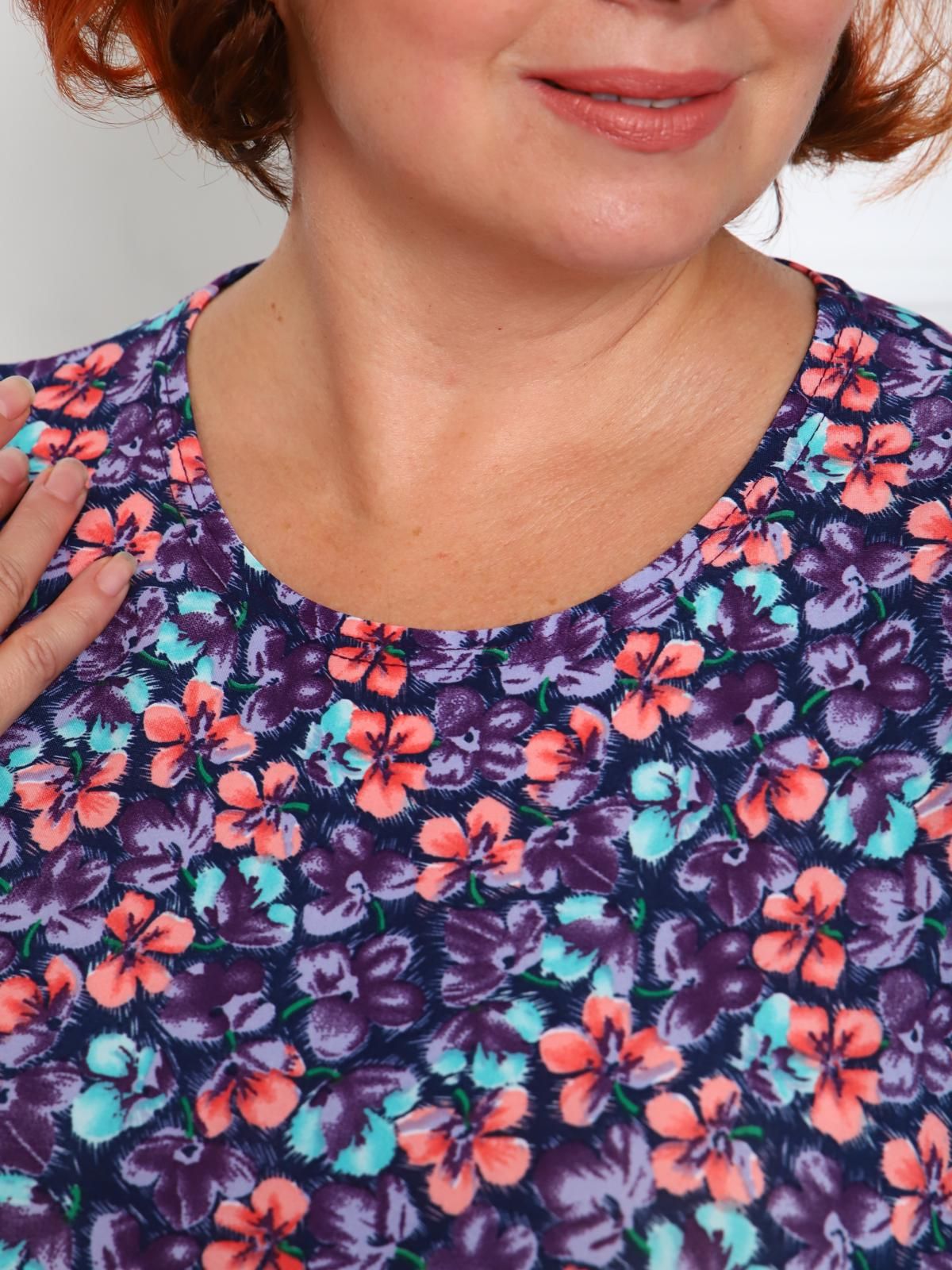 Футболка трикотажная с принтом Iv-capriz(фото5)