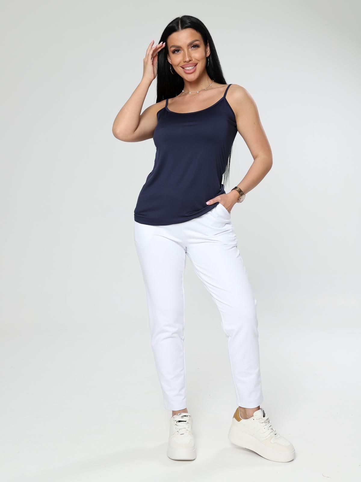 Топ трикотажный в тёмно-синем цвете Iv-capriz(фото2)