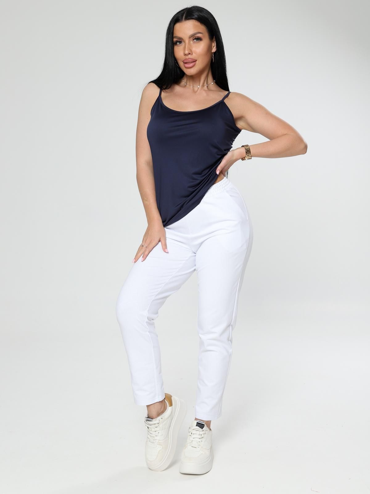 Топ трикотажный в тёмно-синем цвете Iv-capriz(фото4)