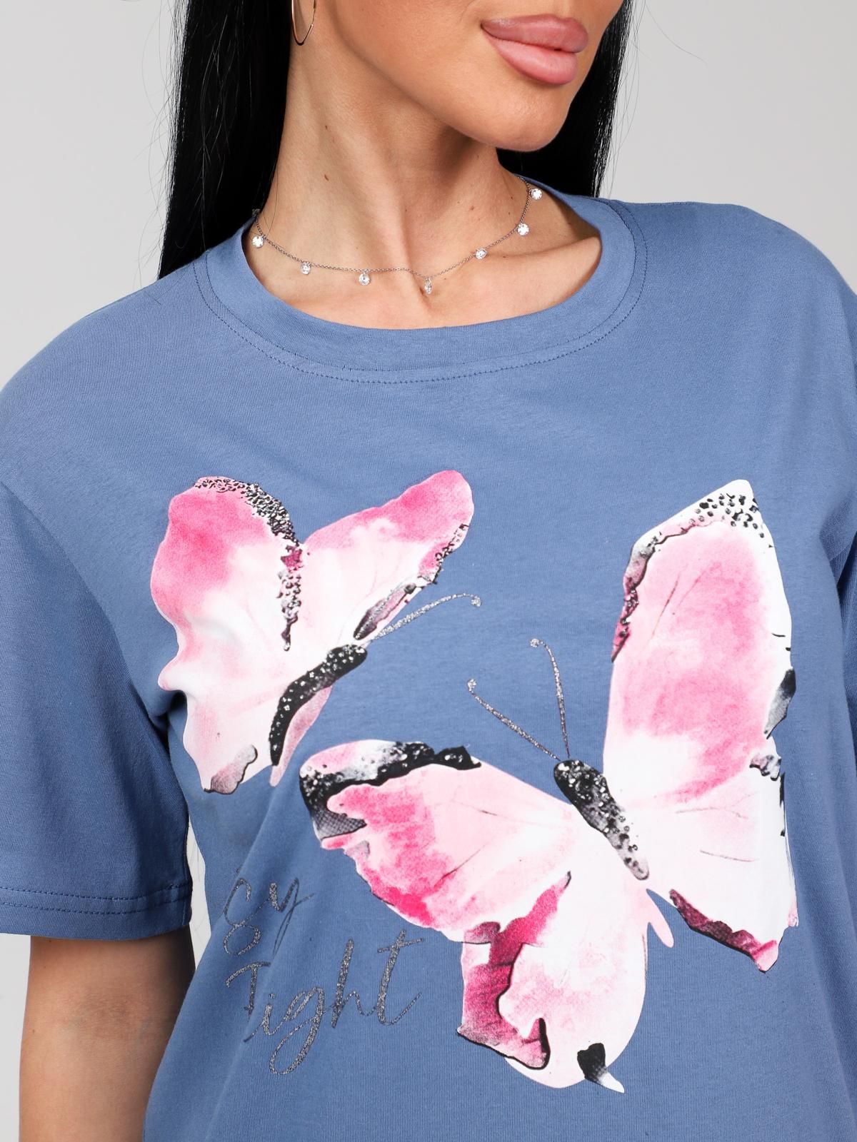 Платье домашнее трикотажное с принтом Iv-capriz(фото5)