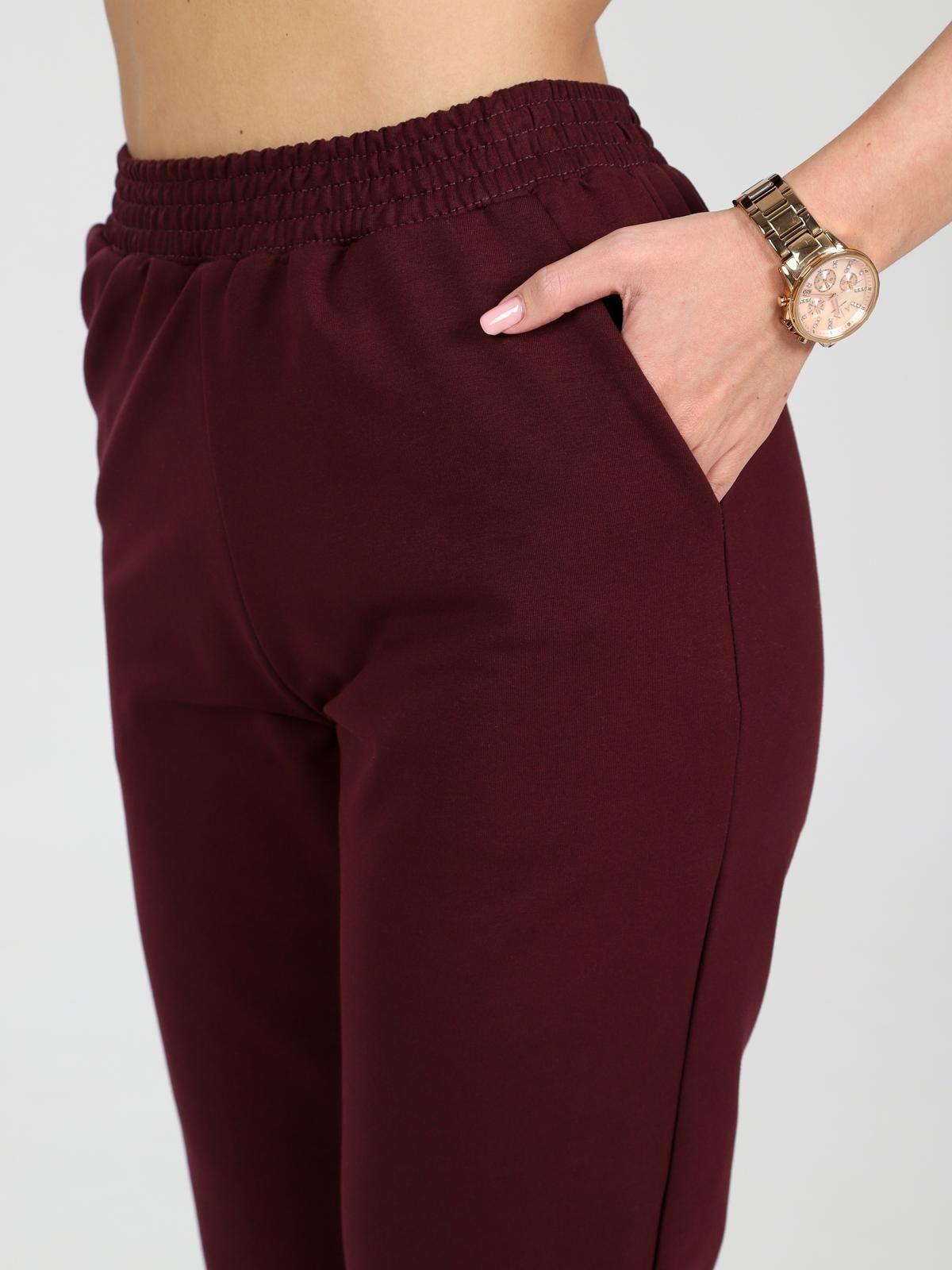 Бриджи трикотажные в винном цвете Iv-capriz(фото6)