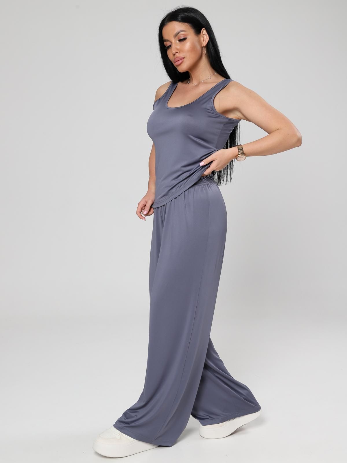 Костюм трикотажный серый с брюками Iv-capriz(фото5)