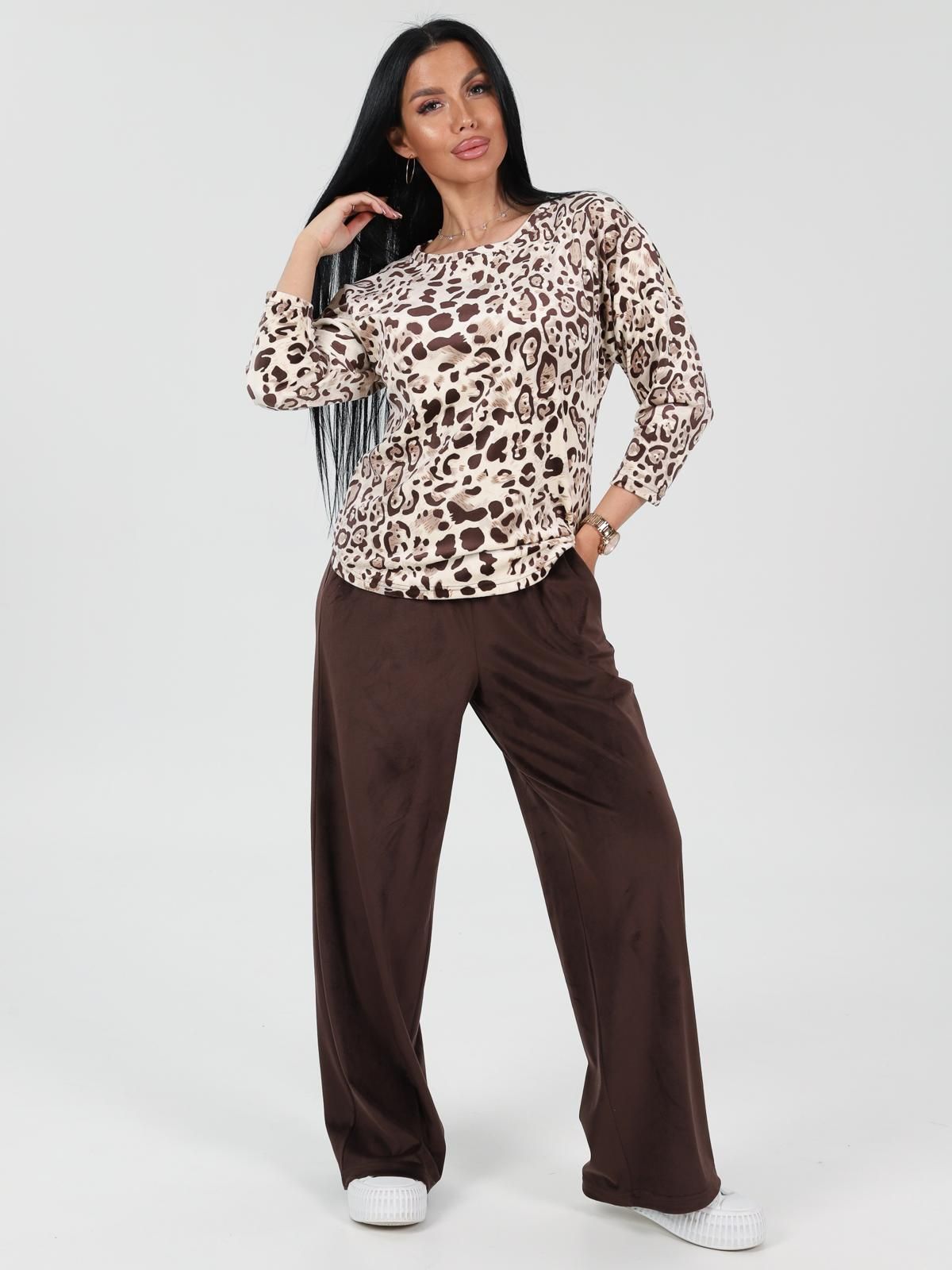 Костюм велюровый с брюками Iv-capriz(фото2)