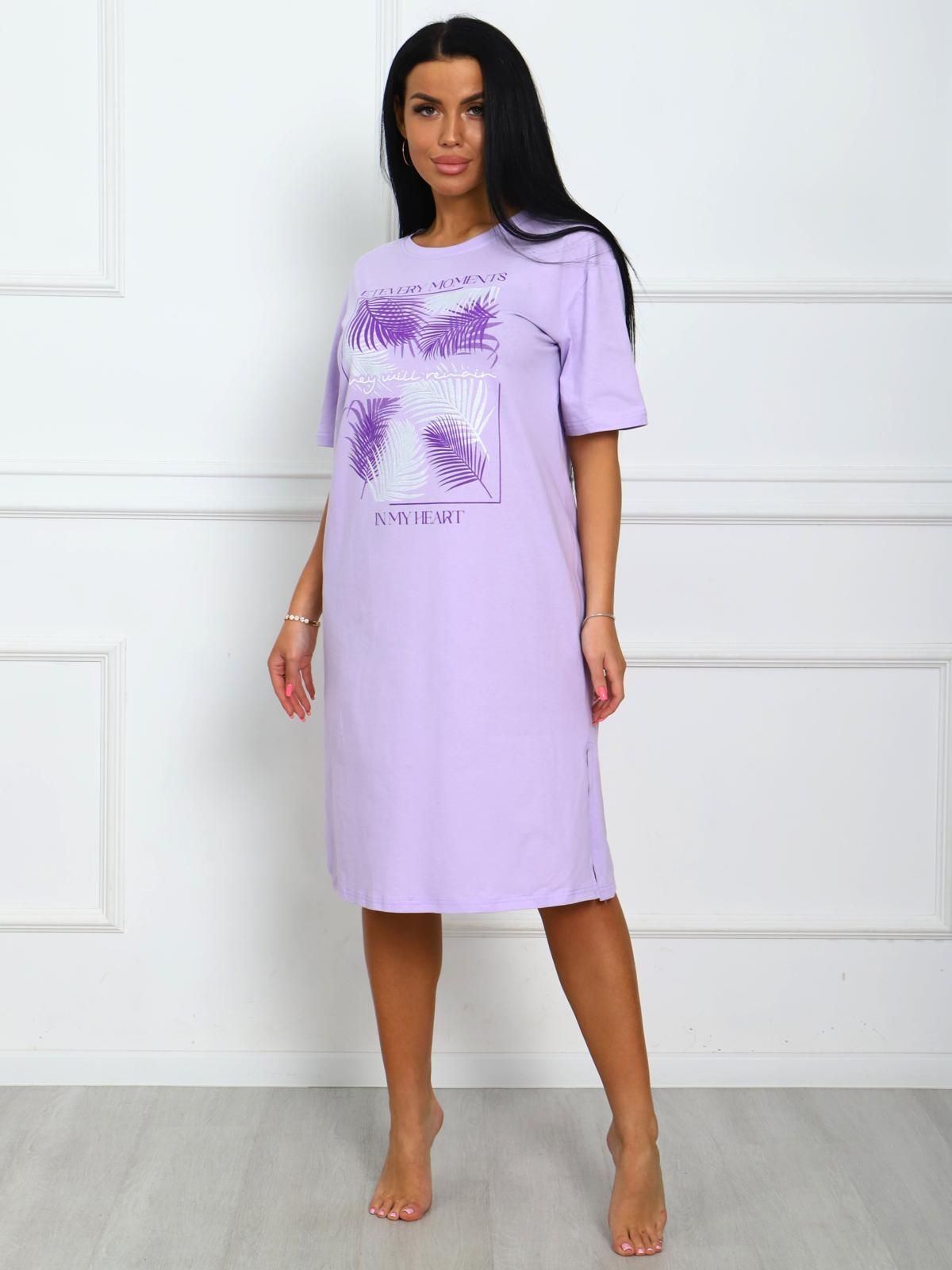 Платье домашнее трикотажное с принтом Iv-capriz(фото2)