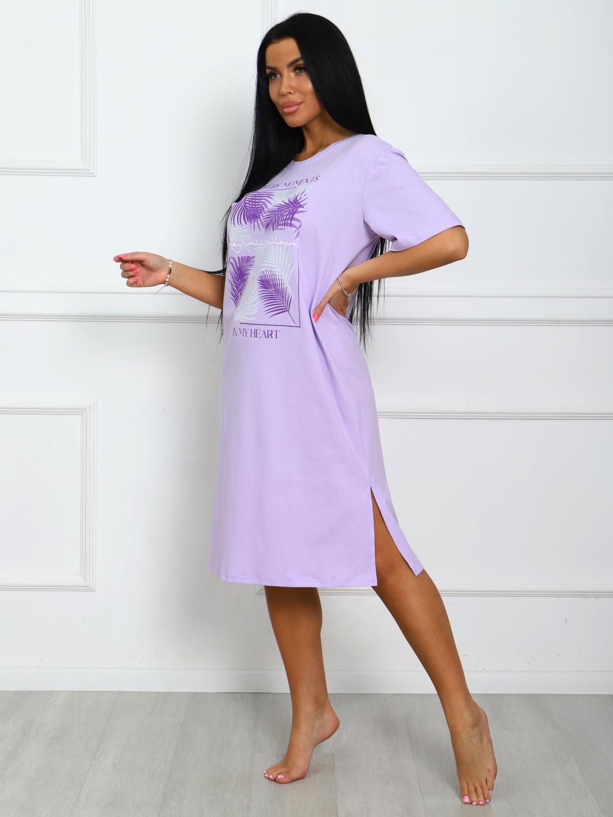 Платье домашнее трикотажное с принтом Iv-capriz(фото5)