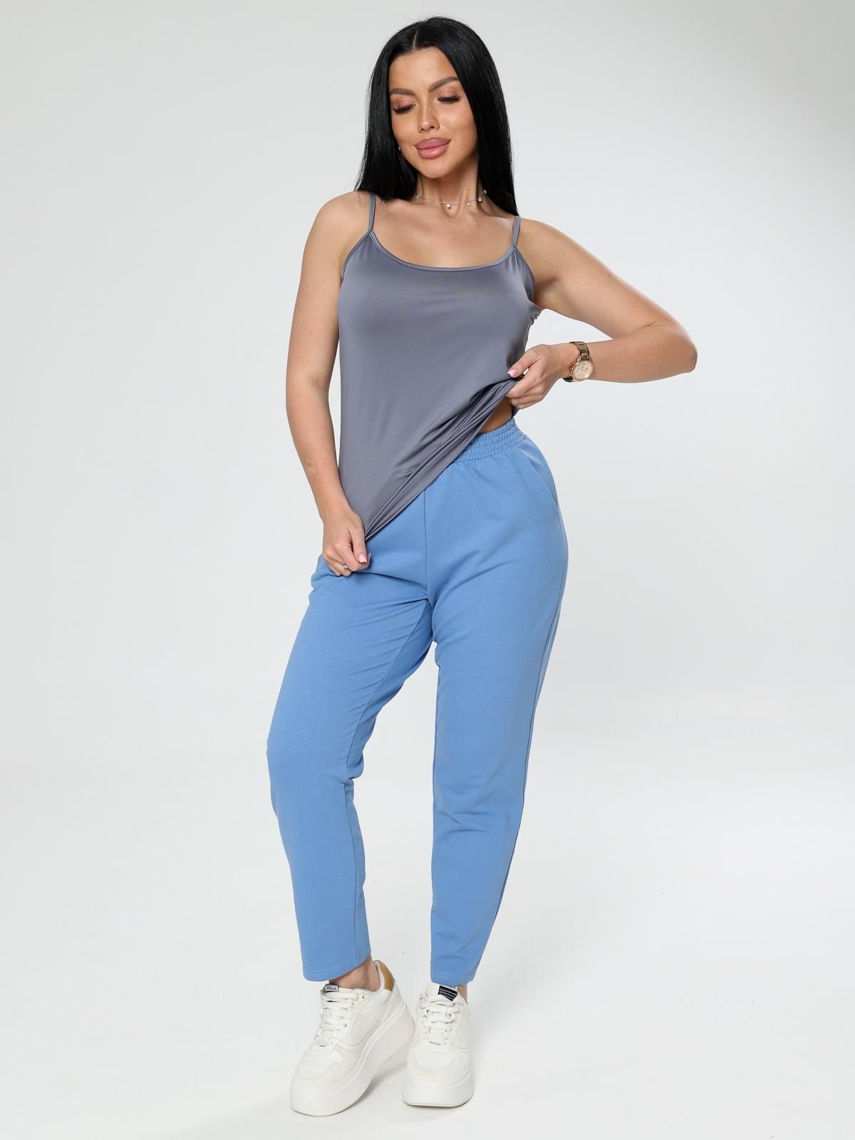 Топ трикотажный в сером цвете Iv-capriz(фото2)