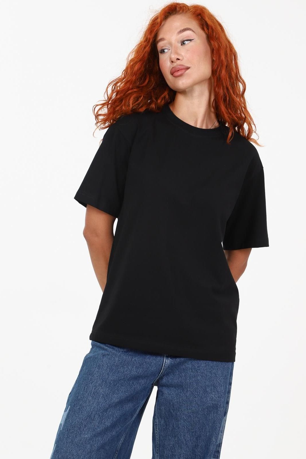 Футболка трикотажная в чёрном цвете Iv-capriz