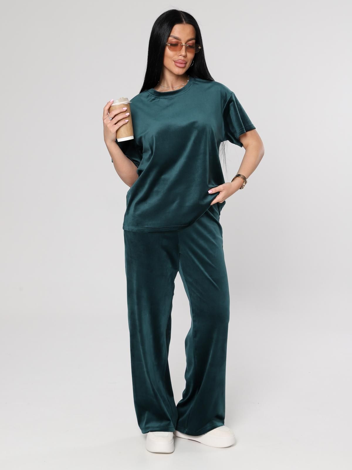 Костюм велюровый с брюками Iv-capriz(фото2)