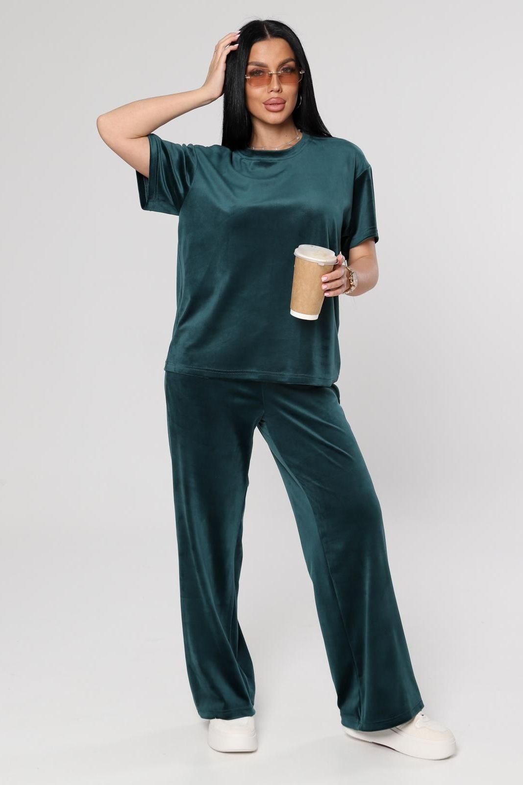 Костюм велюровый с брюками Iv-capriz