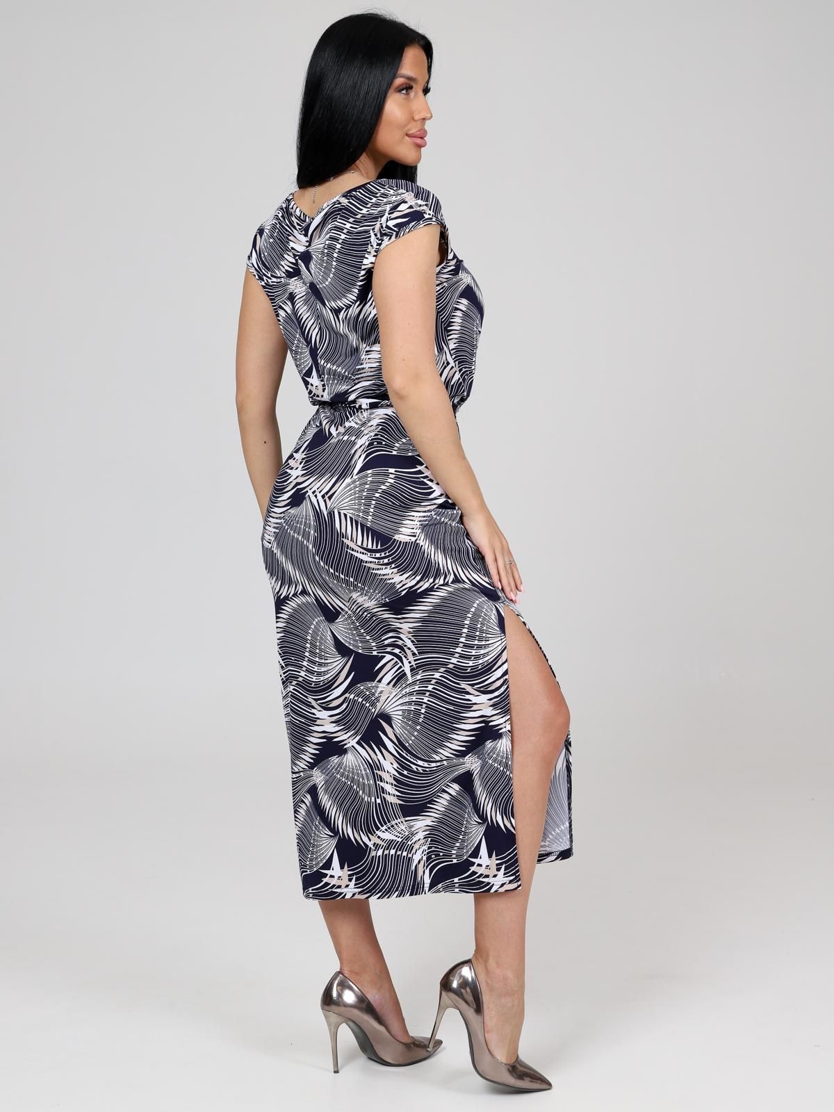 Платье трикотажное с поясом Iv-capriz(фото6)