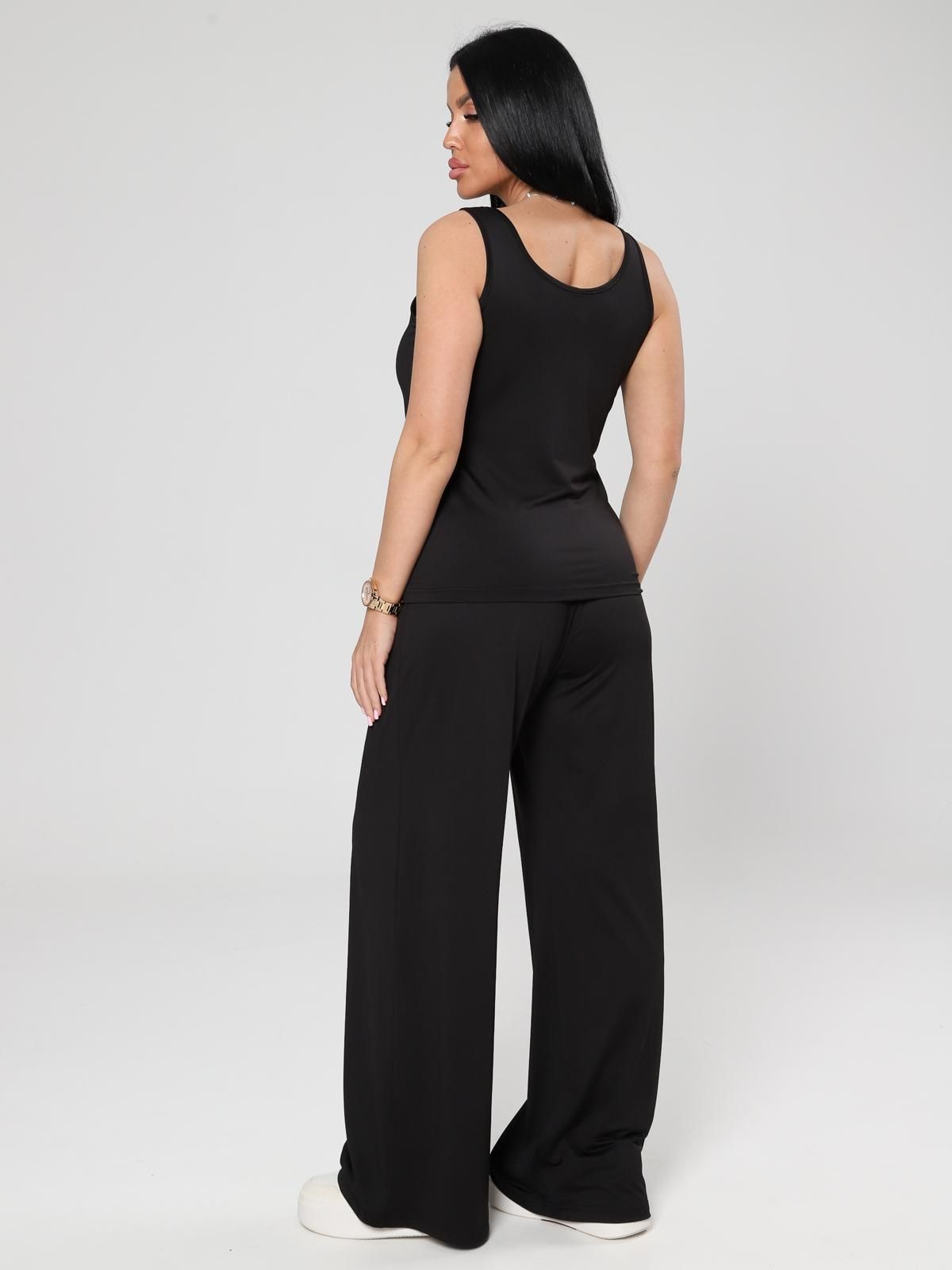 Костюм трикотажный чёрный с брюками Iv-capriz(фото8)