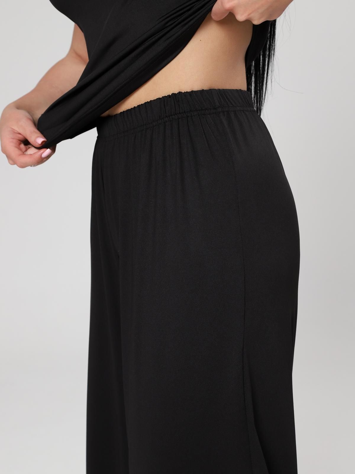 Костюм трикотажный чёрный с брюками Iv-capriz(фото7)